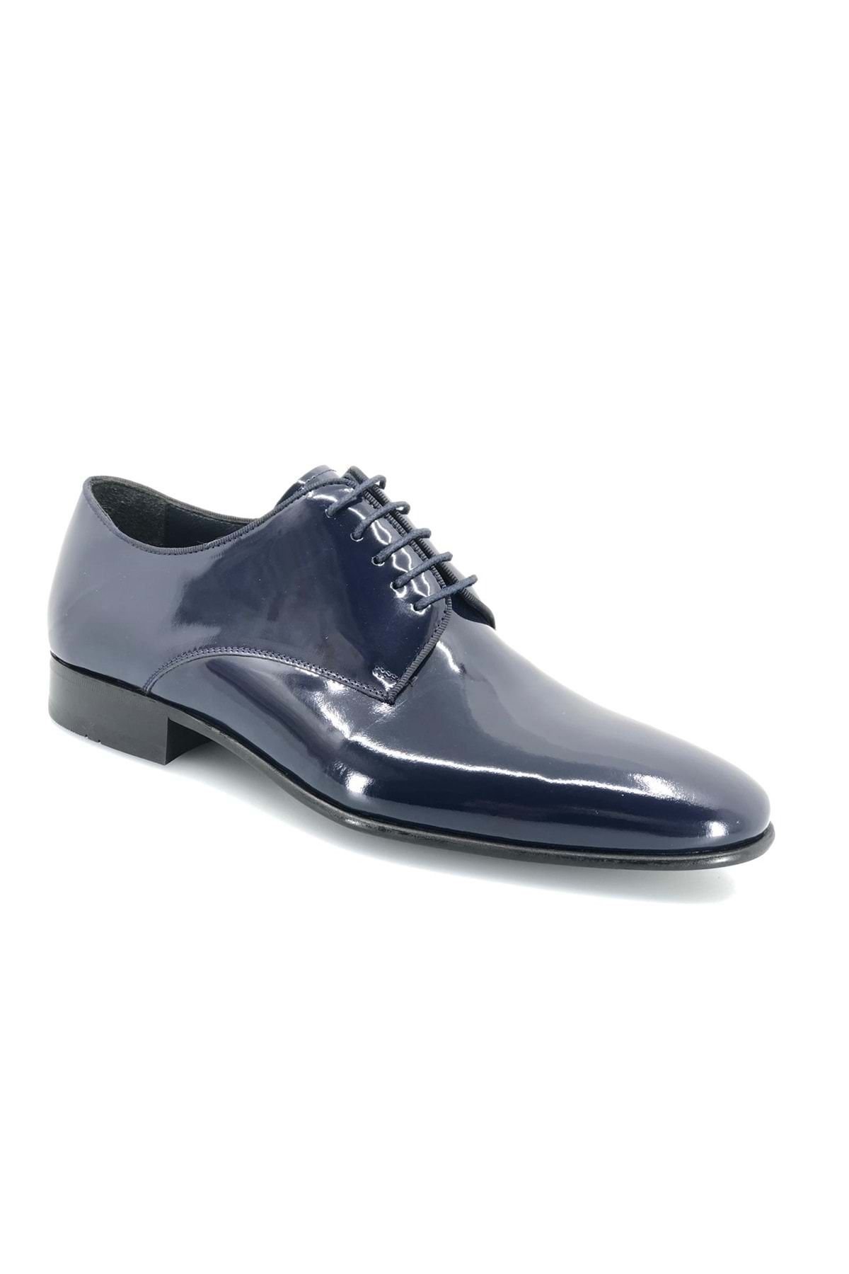 Kids Club Shoes Aronay 406 %100 Hakiki Deri Bağcıklı  Jurdan Kösele Erkek Klasik Ayakkabı LACİVERT