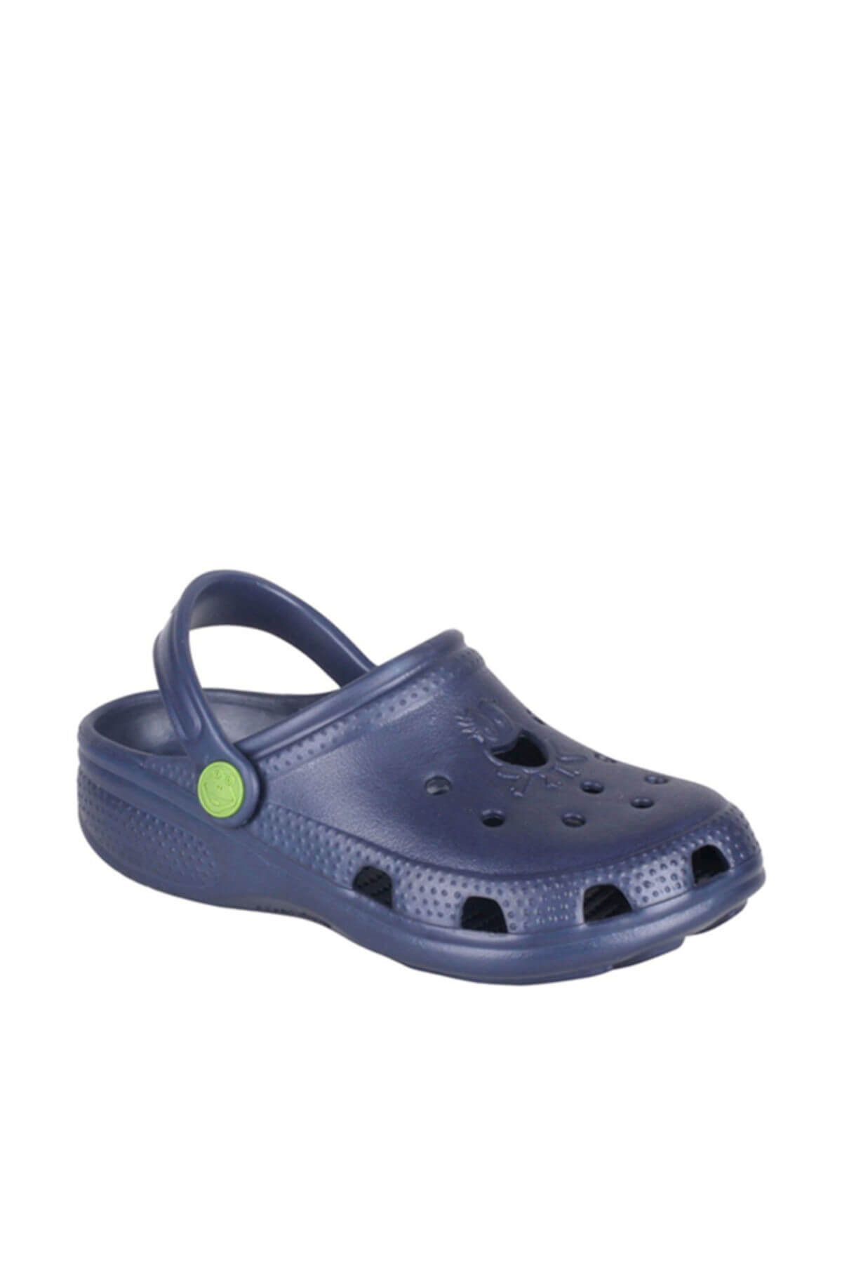Coqui Mavi Çocuk Terlik 8101-bıg-frog-navy 8101-bıg-frog-navy