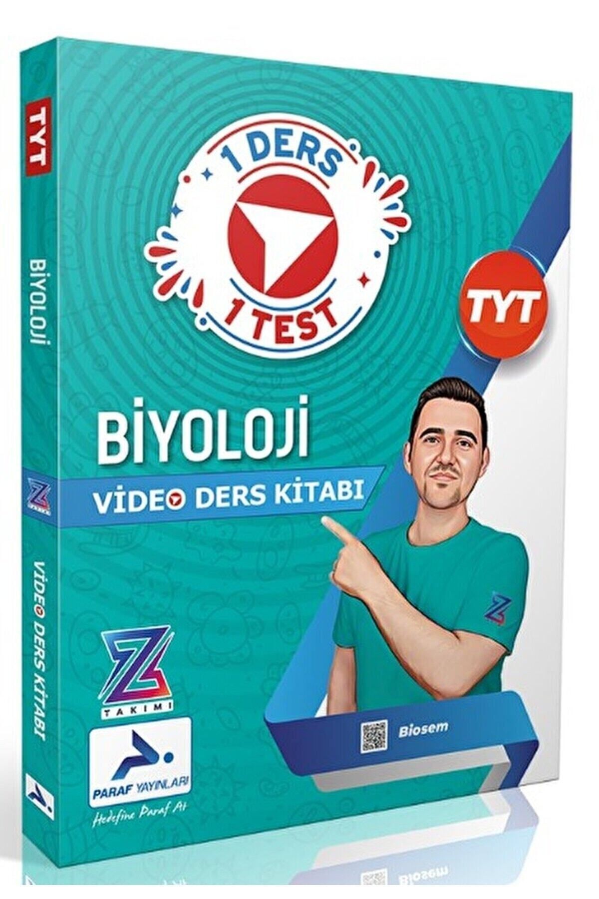 Paraf Yayınları Biosem Paraf Z Takımı TYT Biyoloji Video Ders Anlatım Kitabı yeni 2024