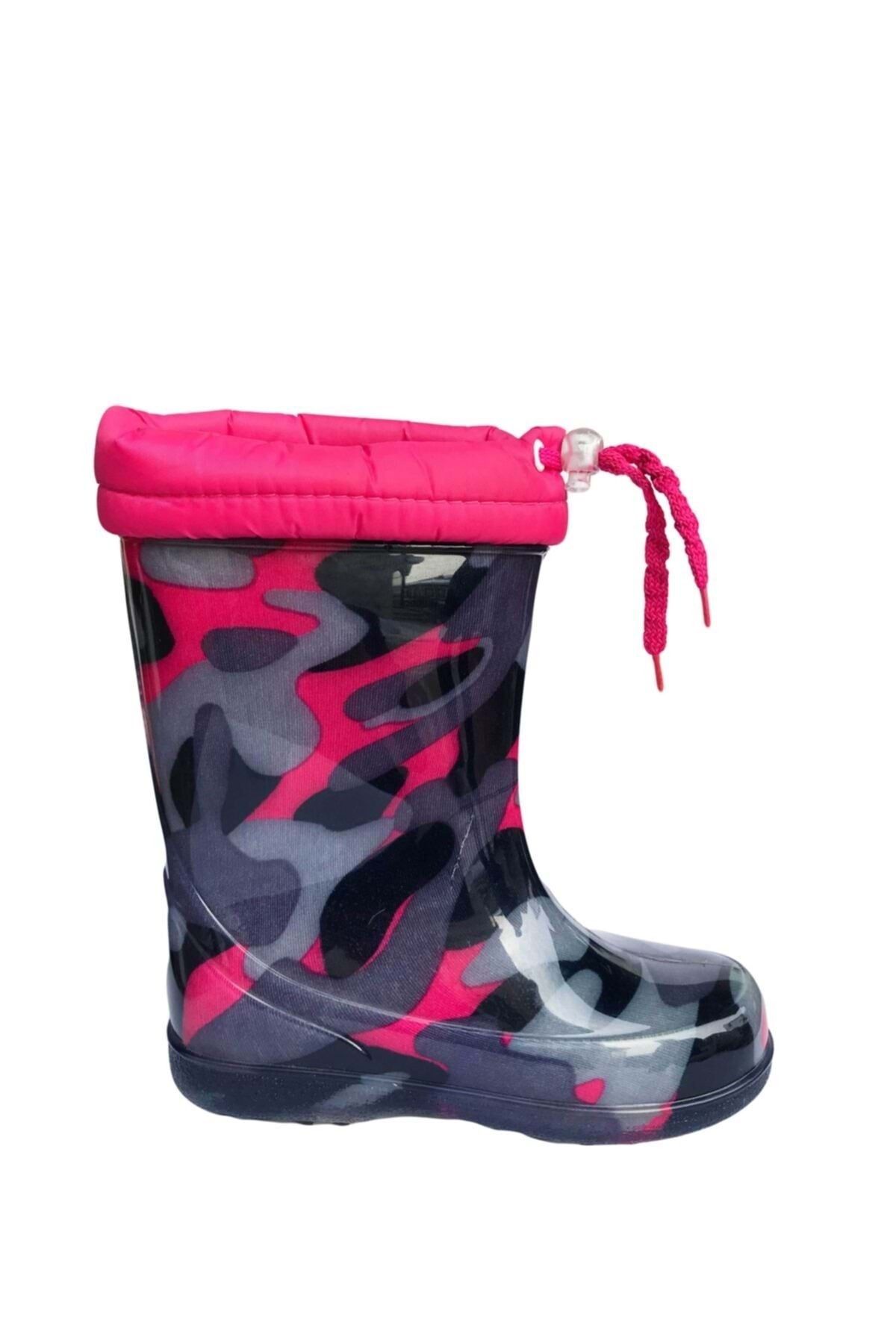 moda ayakkabım Moda Ayakkabı 501 Kız Çocuk Yağmurluk Çizme
