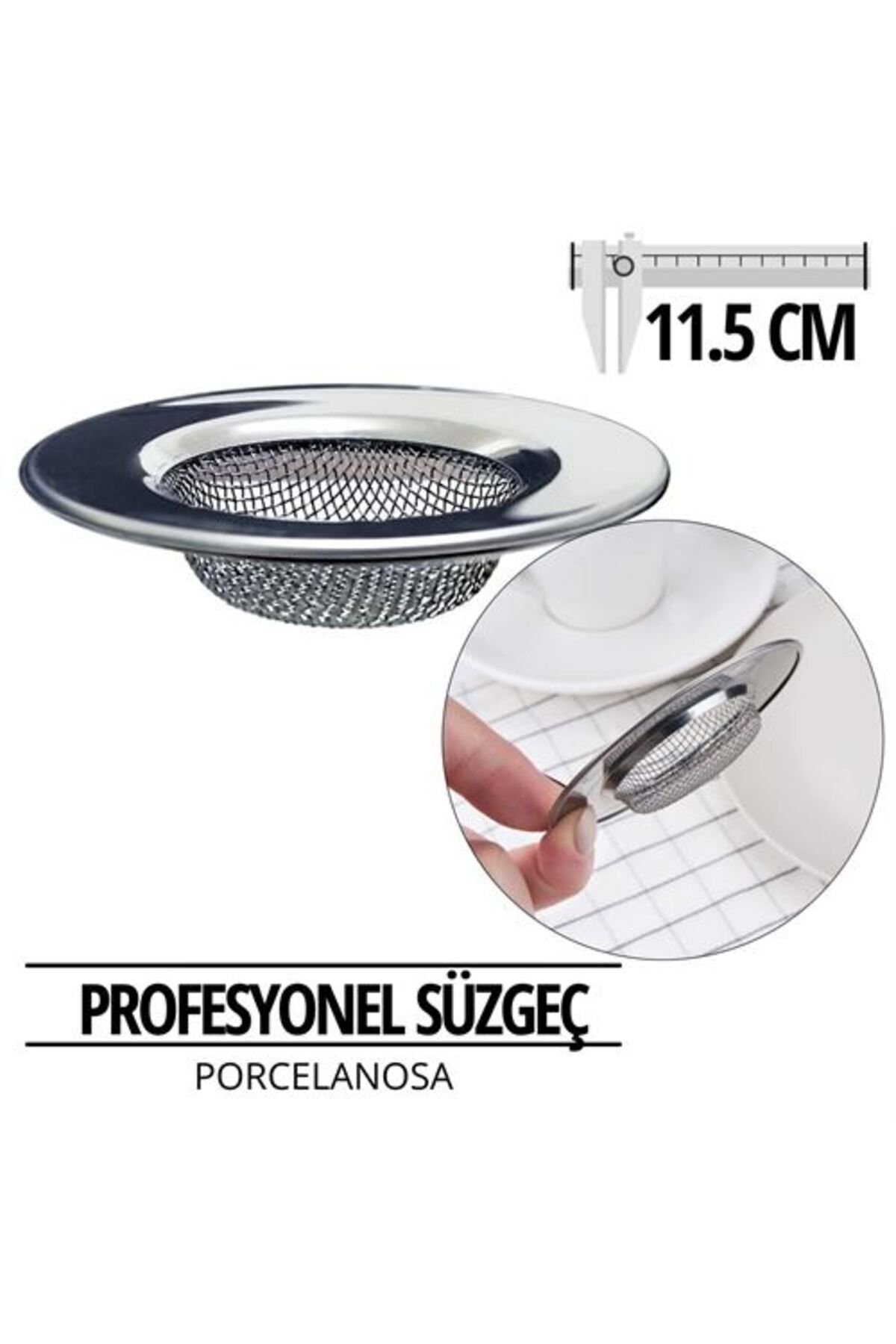 Genel Markalar Transformacion Profesyonel 11.5 Cm Çap Lavabo Süzgeci 718175