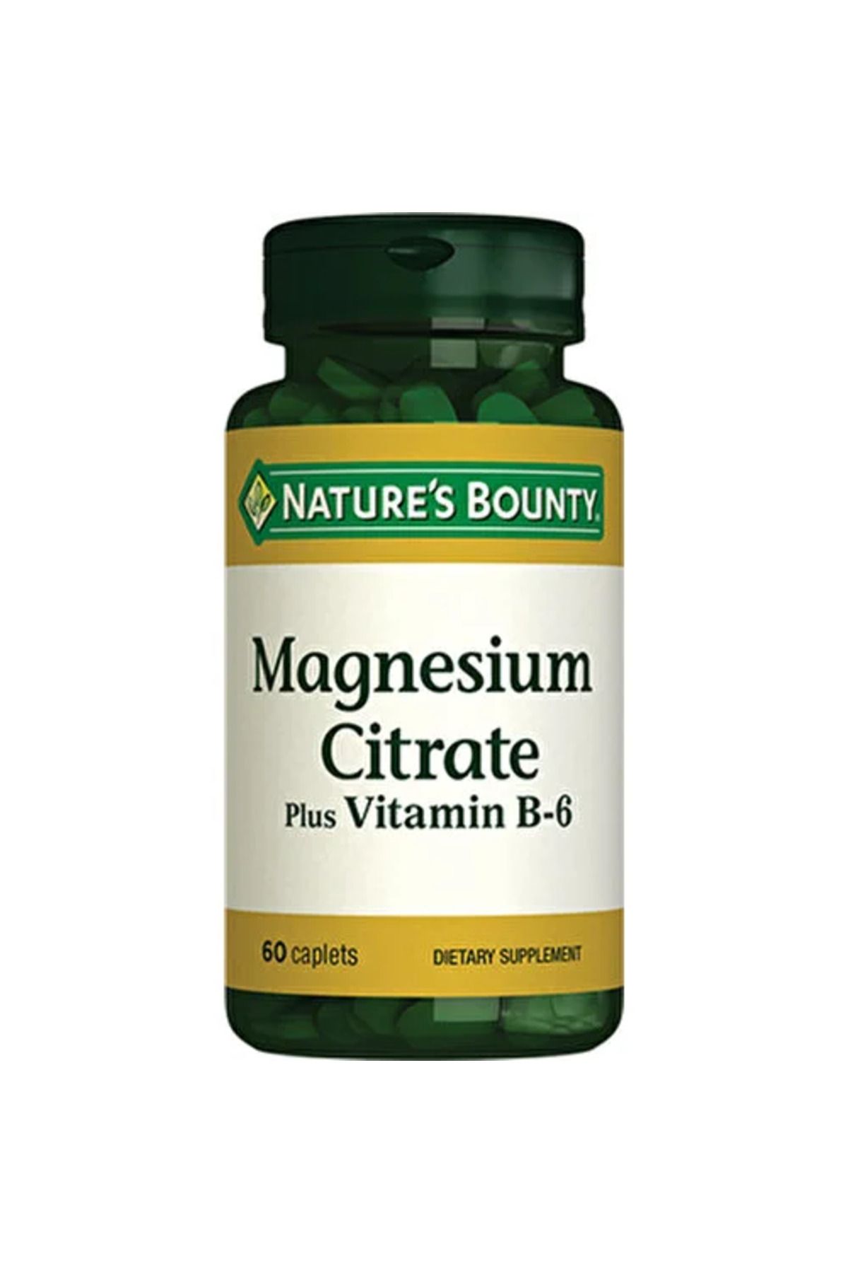 Natures Bounty Natures Bounty Magnesium Citrate Plus With Vitamin B6 60 Kaplet
