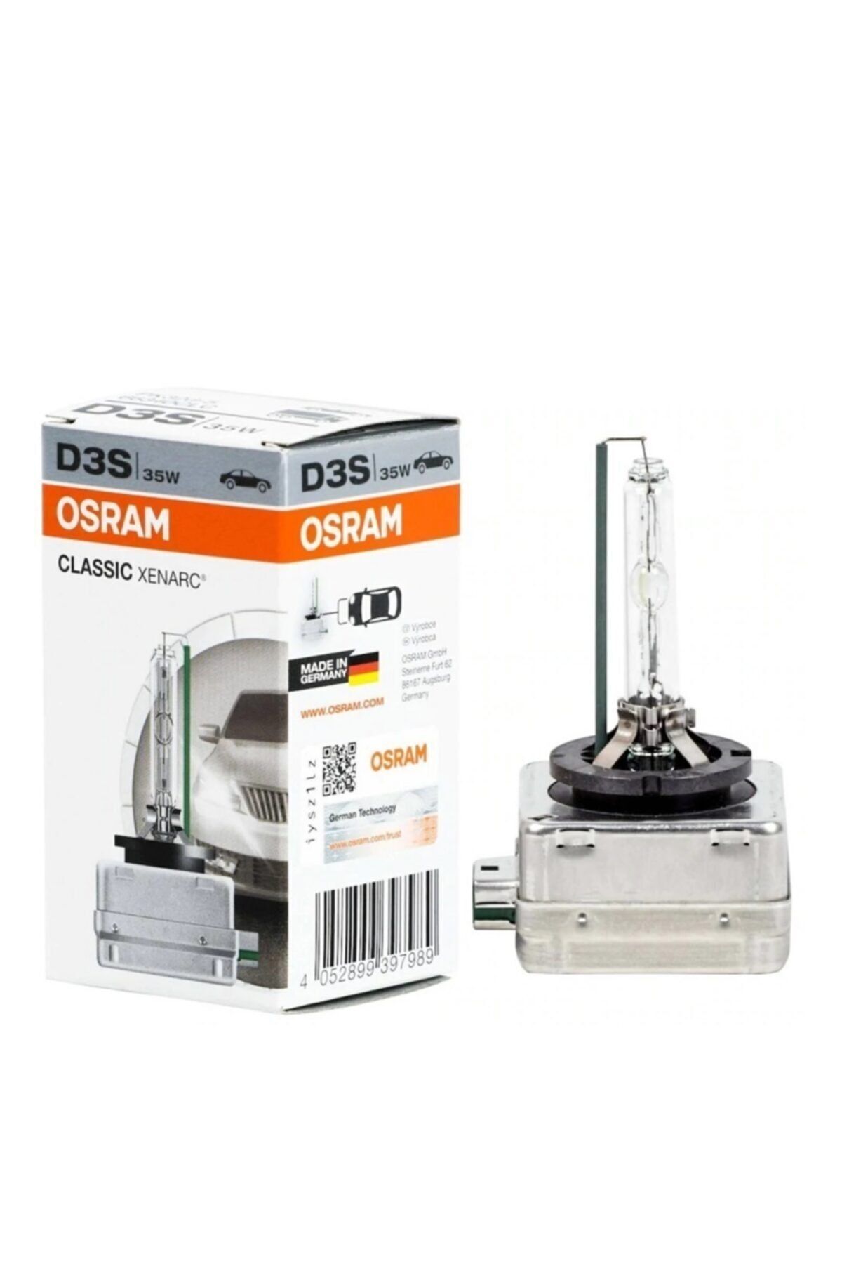 Osram D3s Xenon Ampul 4300k 1 Adet Orjinal 66340clc