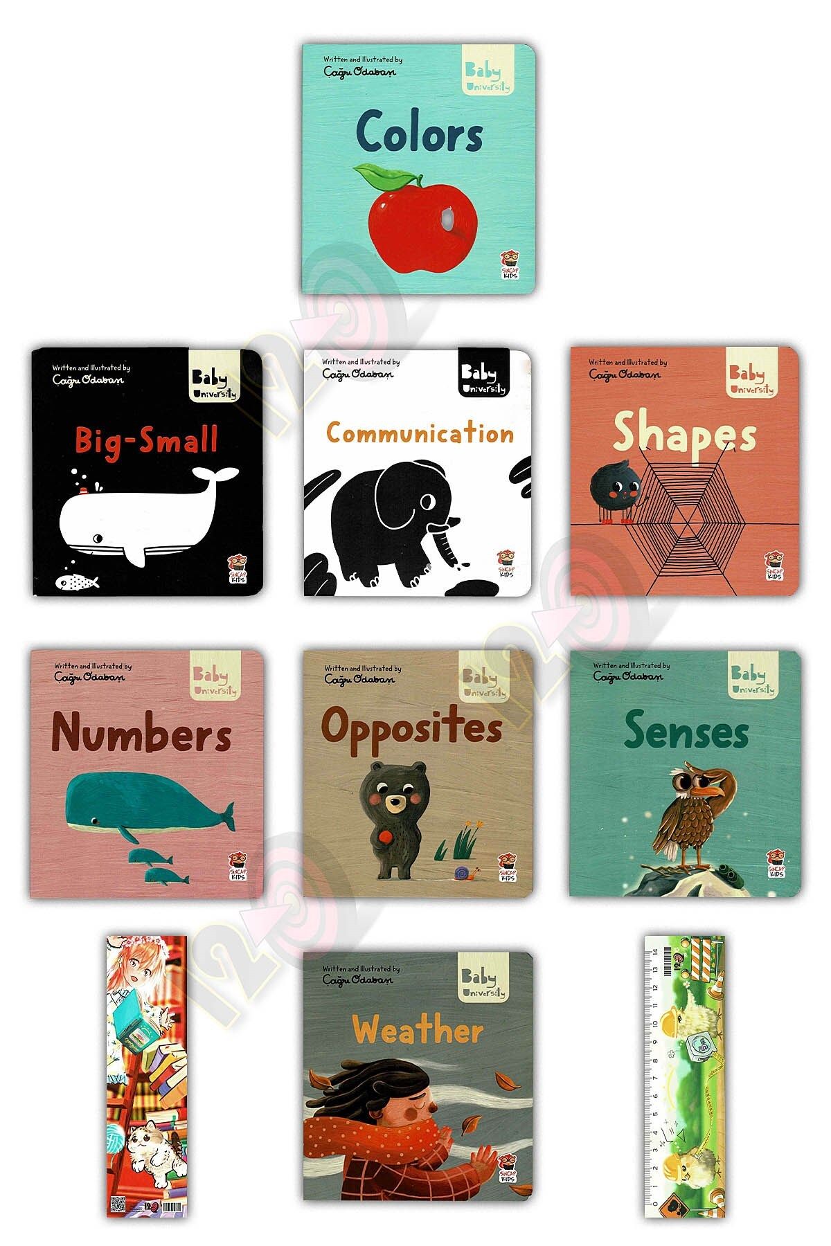 Sincap Kitap Baby University - First Concepts Stories 1 2 (Bebek Üniversitesi 1-2 İngilizce)
