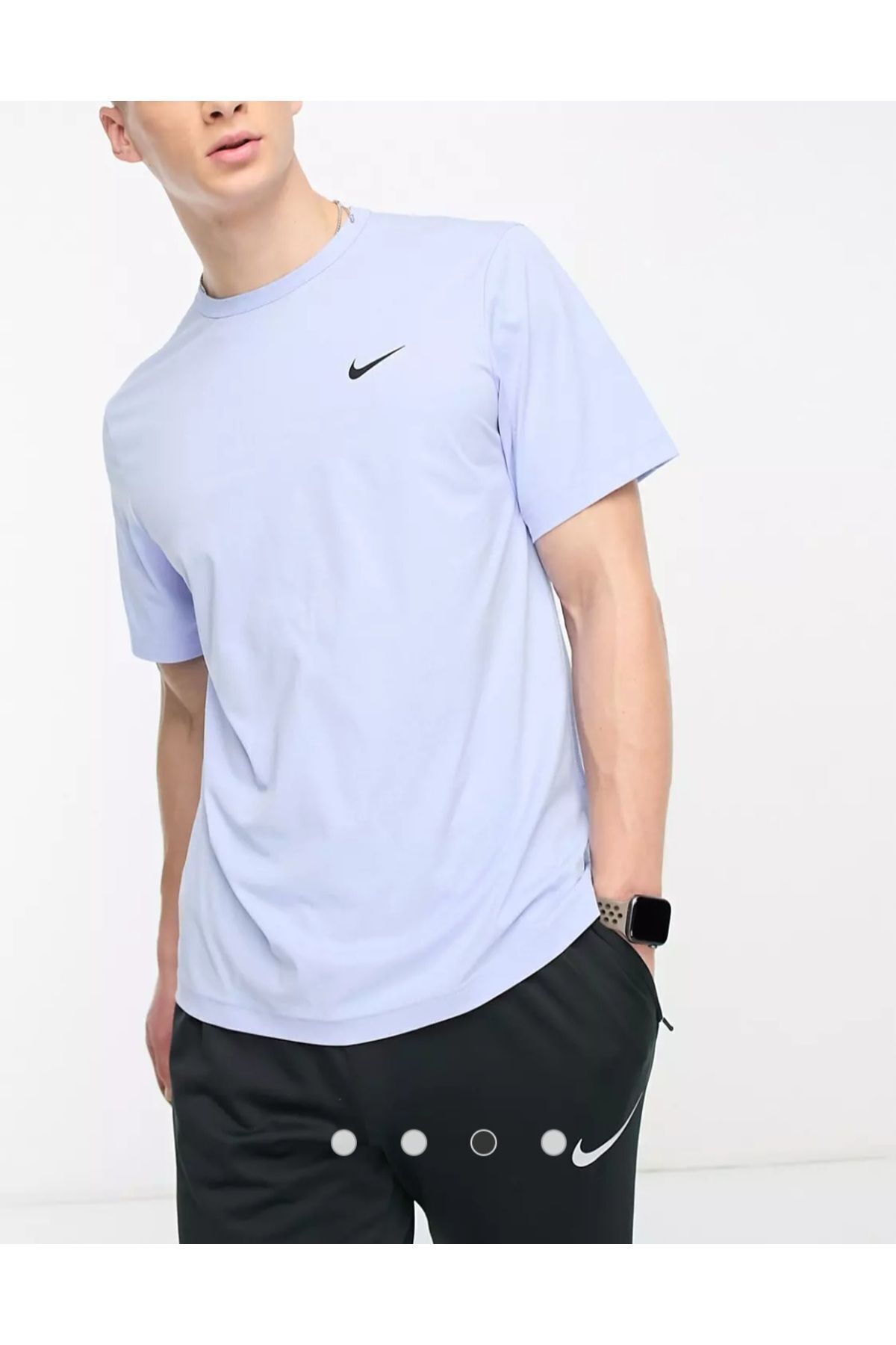 Nike Dri Fit Hyverse Mavi Erkek T-shirt DV9839-479
