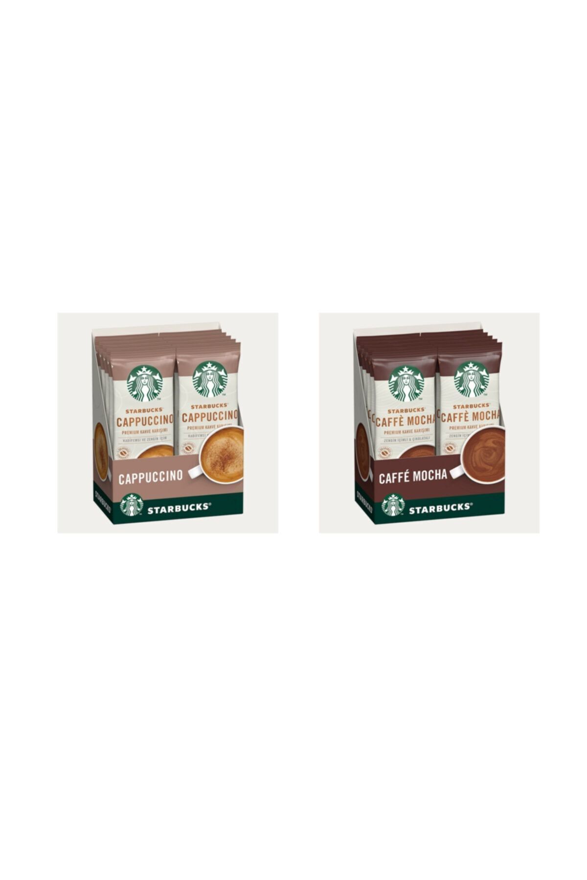 Starbucks Karışık Tatlar Serisi Premium Kahve Karışımı Seti (cappuccino-caffe Mocha)