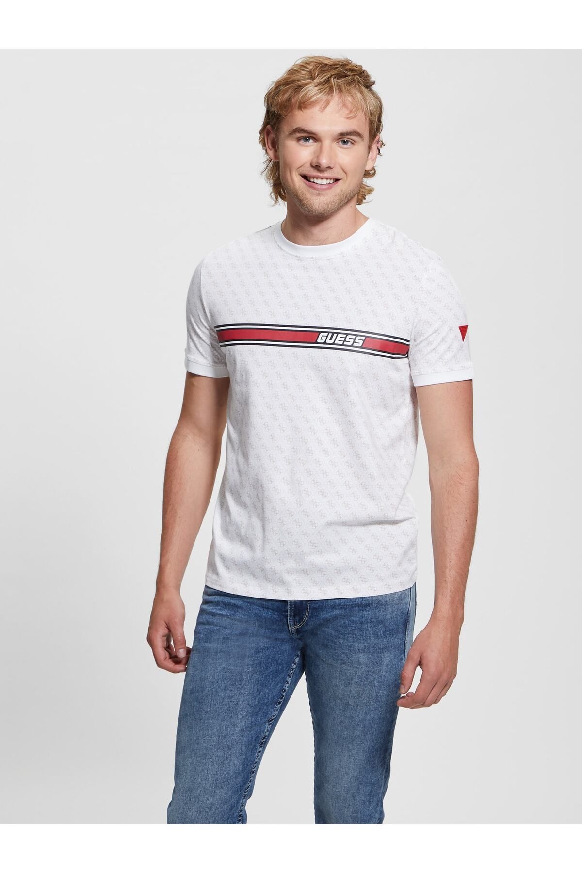 Guess Jamey Erkek Aktif Regular Fit T-Shirt