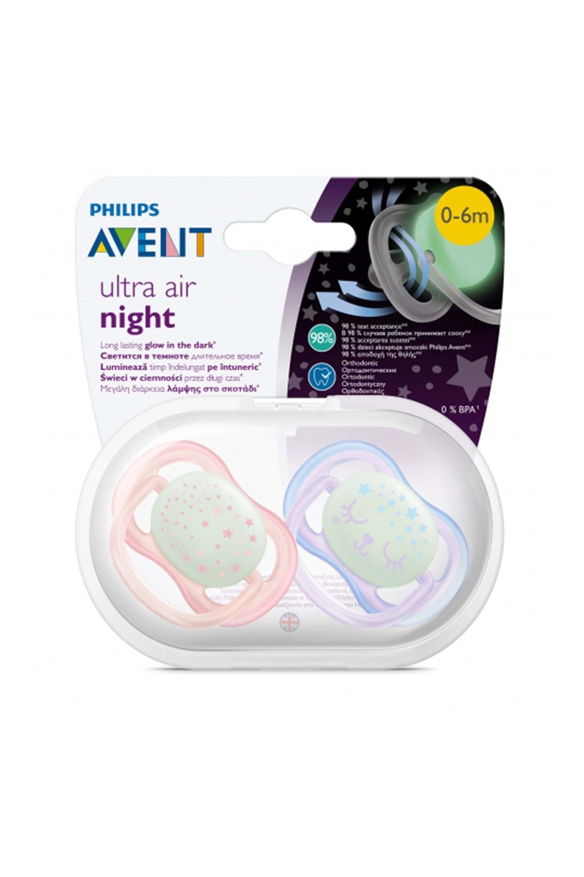 Philips Avent Scf376/12 Ultra Air Nighttime Emzik (0-6 AY KIZ)