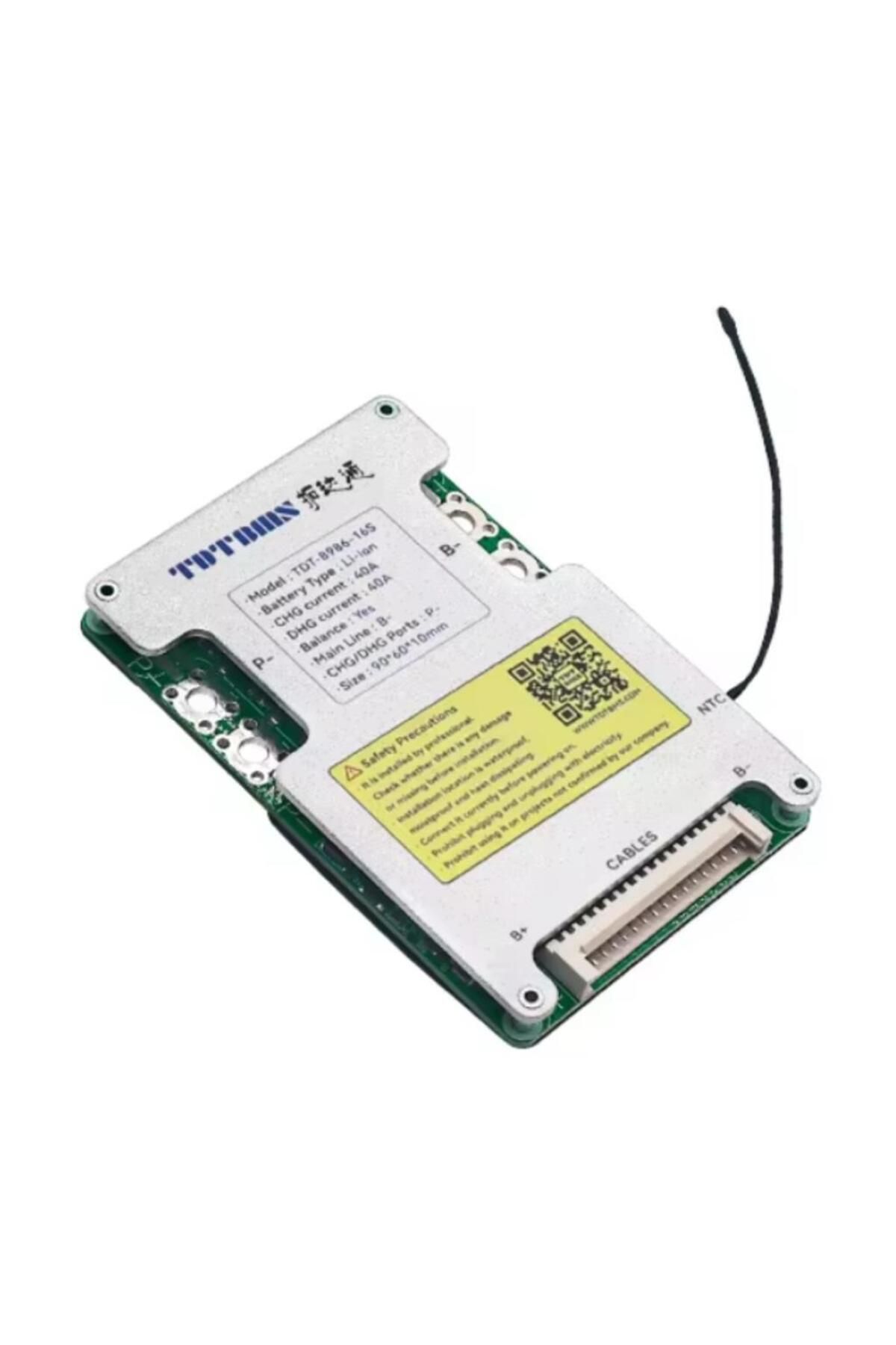 TDT LiFePO4 16S 48V 40A BMS Balanslı