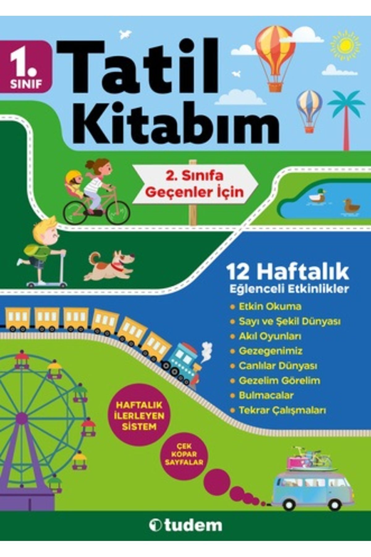 Tudem Yayınları Tudem 1. Sınıf Dan 2. Sınıfa Geçenler İçin Tatil Kitabım 12 Haftalık 2023