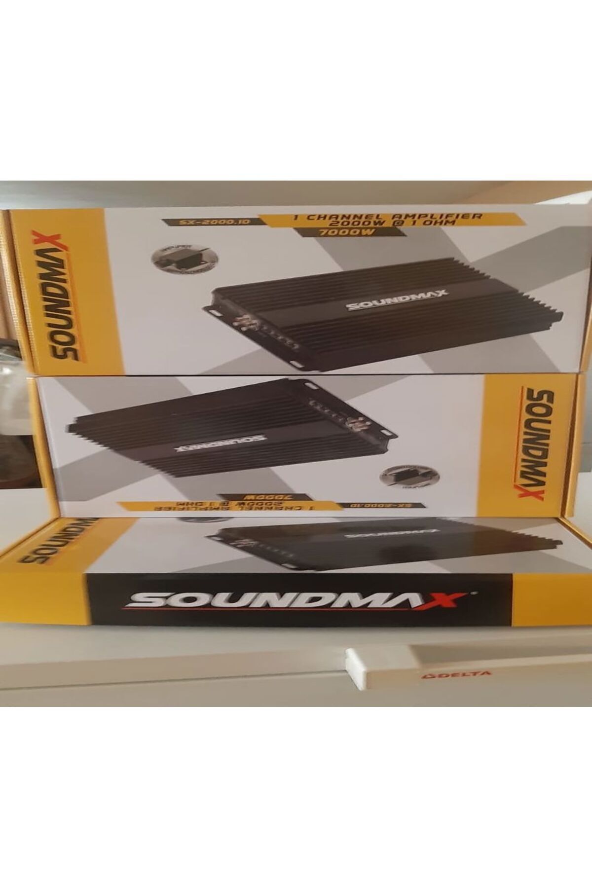 Soundmax Sx-2000.1d 5000 Watt Mono Amfi Bas Kontrol Aparatlı