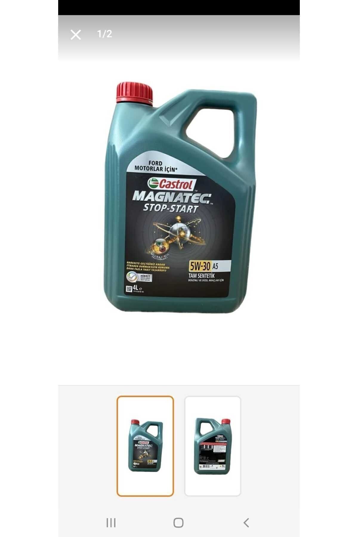 Castrol Magnatec Stop-start 5w-30 A5 Motor Yağ 4 Litre