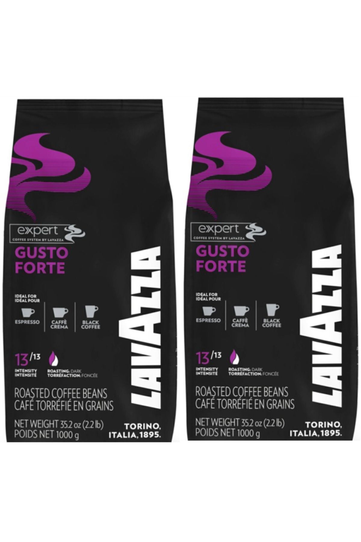 LavAzza Expert Gusto Forte Çekirdek Kahve 2 x 1 KG