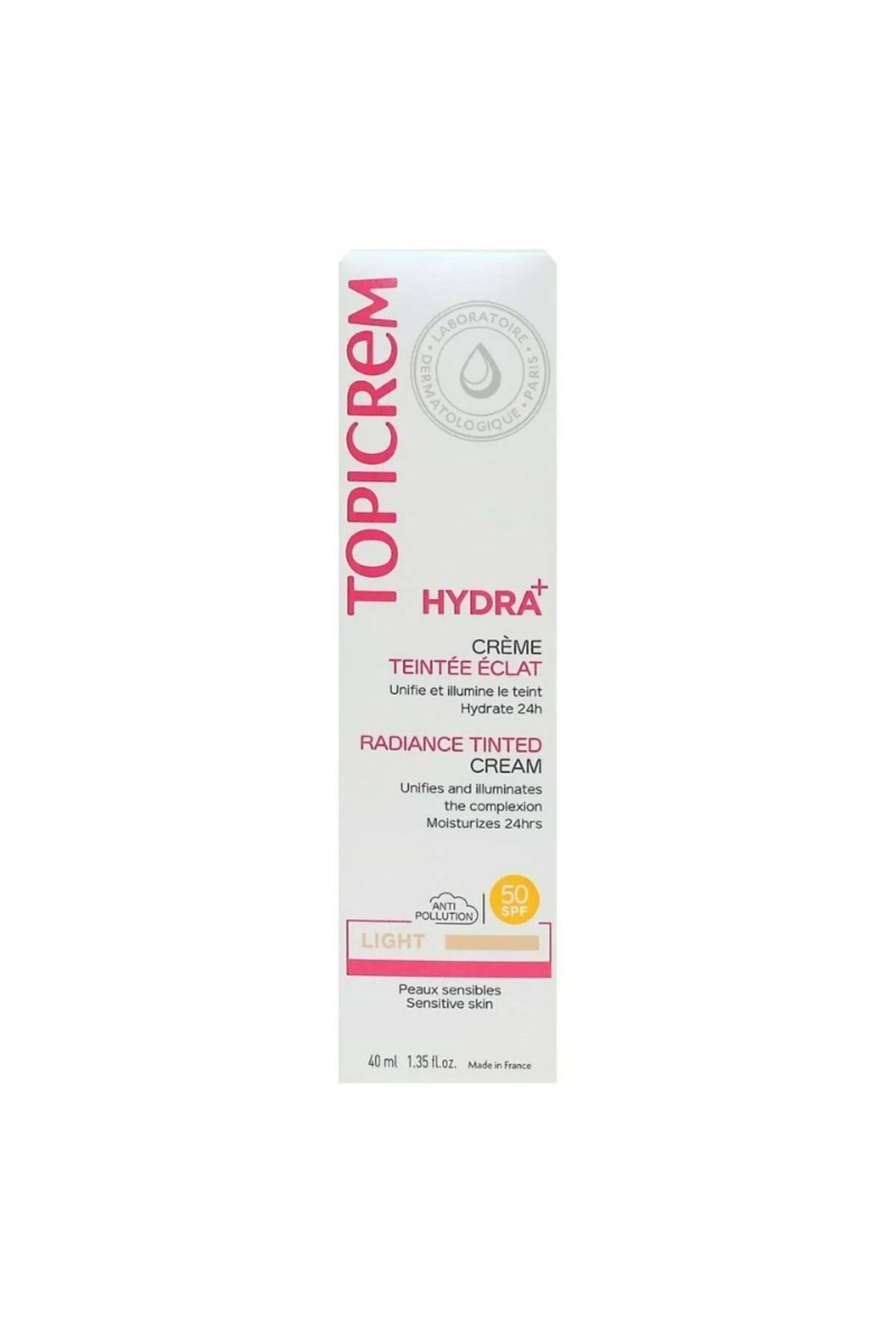 Topicrem TOPİCREM HYDRA RADİANCE TİNTED CREAM SPF50 40 ML - LİGHT