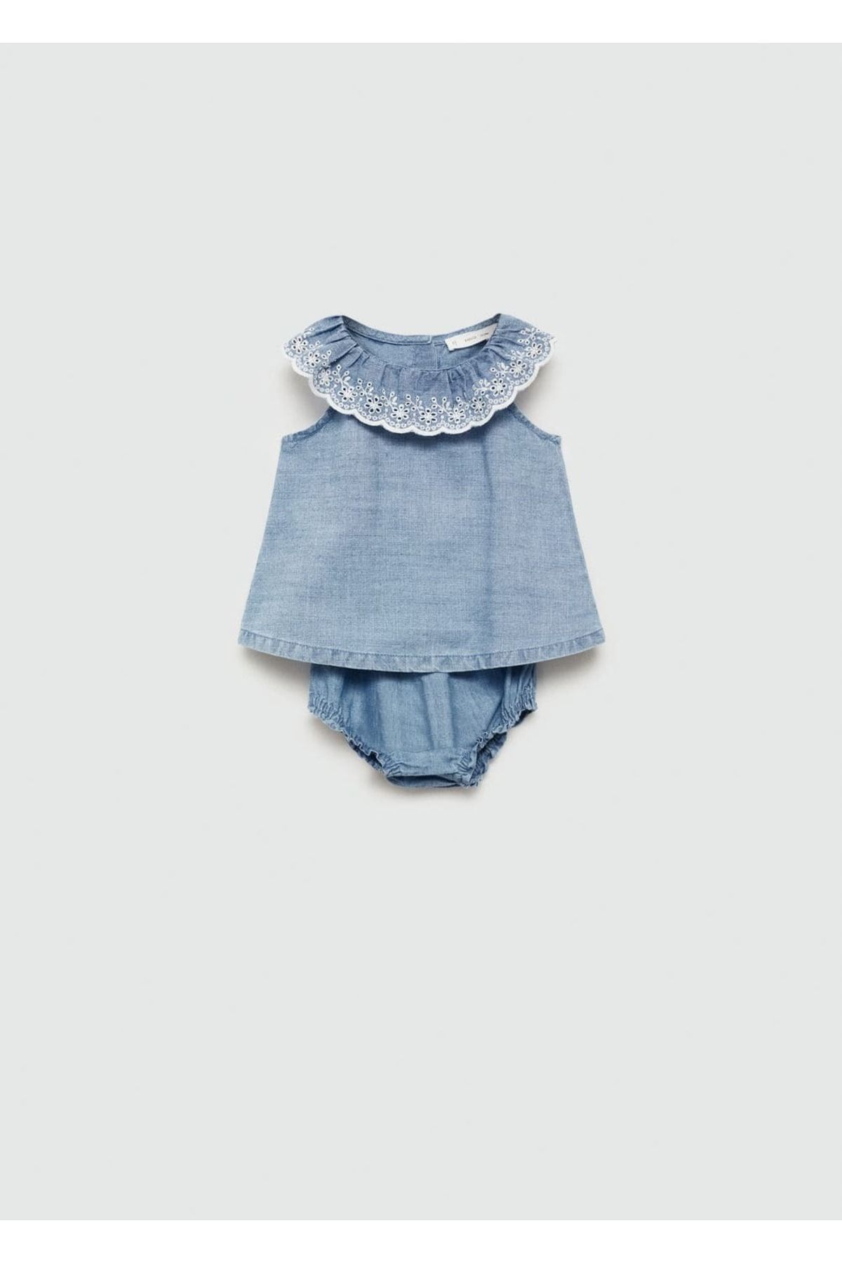 MANGO Baby Pamuklu külotlu elbise