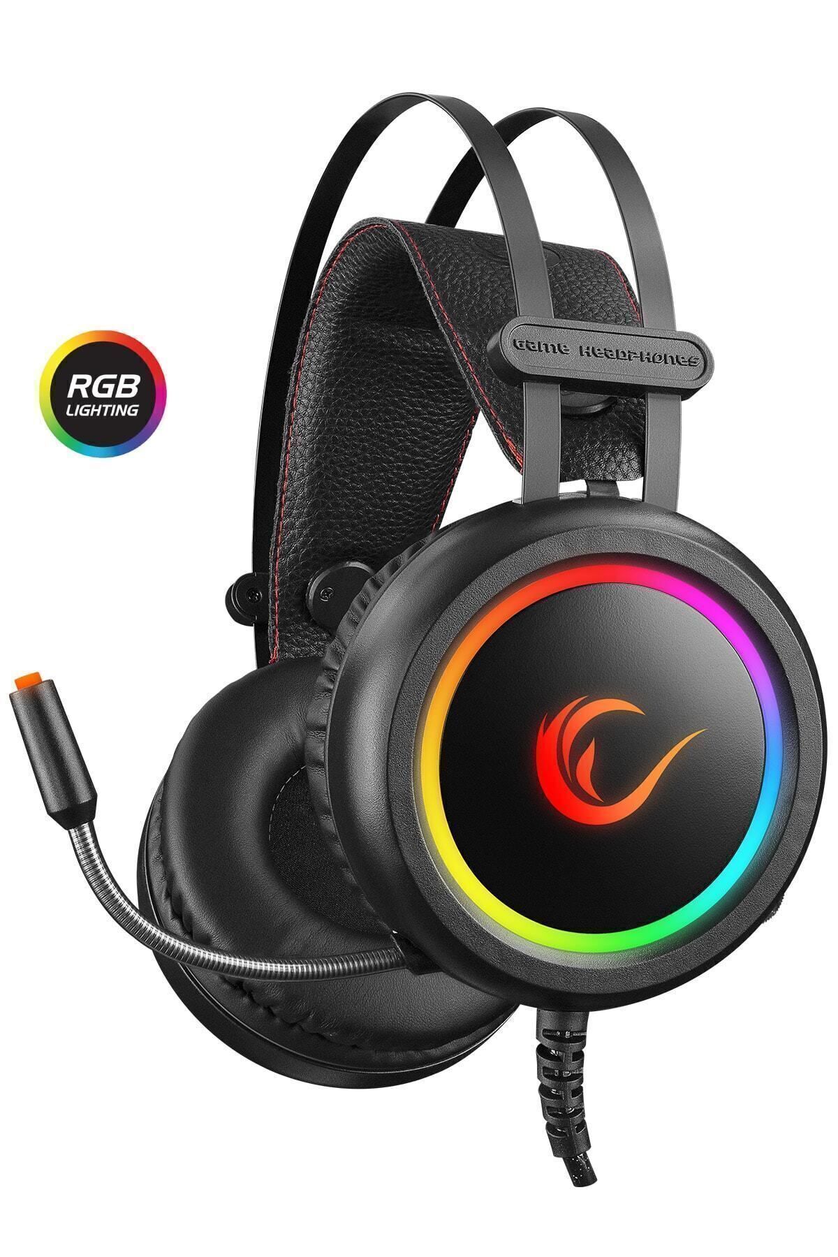 Rampage Stormy Siyah Rgb 7.1 Surround Gaming Mikrofonlu Oyuncu Kulaklık