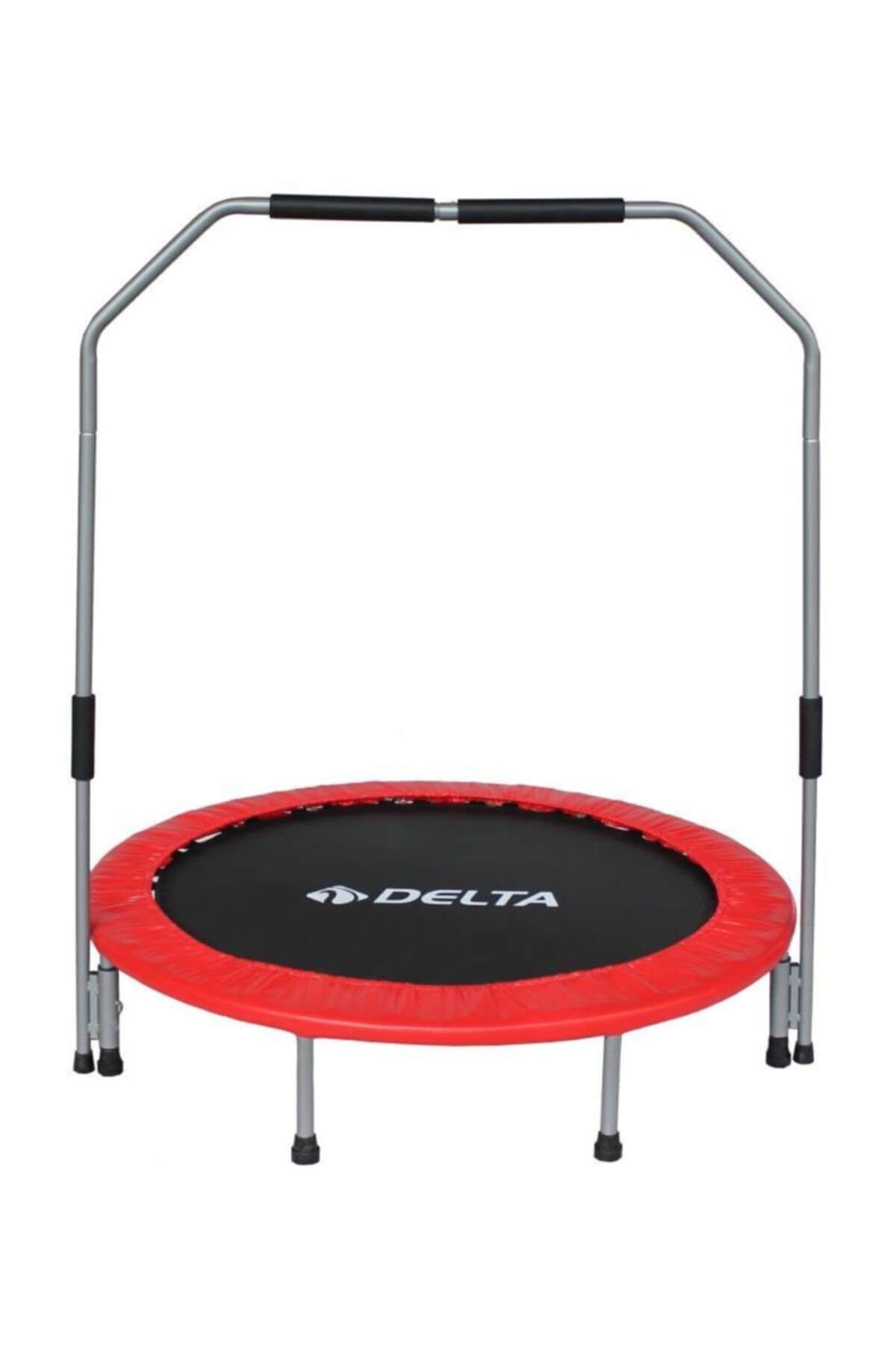 Delta Tutamaçlı 115 cm Kırmızı Trampolin (45 inç Trambolin)