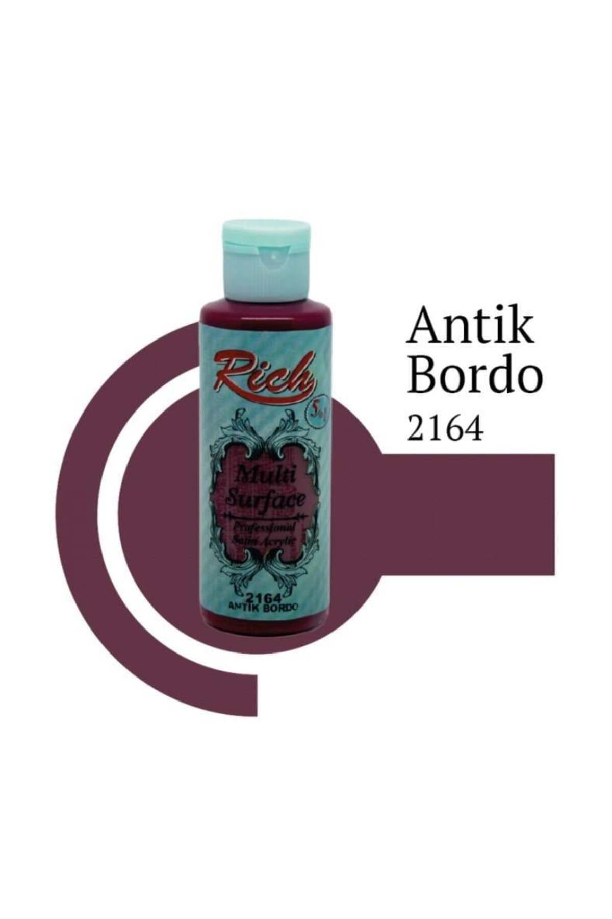 Rich Lisinya202 Multi Surface 2164 Antik Bordo Akrilik Boya 120 Cc