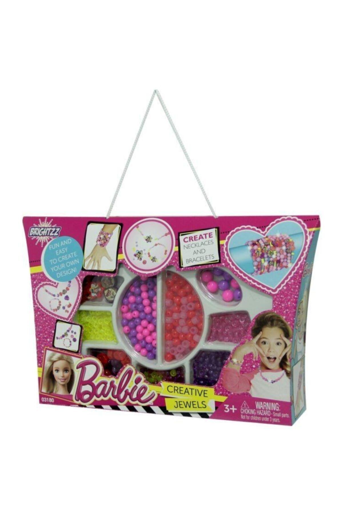Barbie Çantalı Boncuk Takı Seti Kız Çocuk Oyuncakları Boncuk Takı Yapma