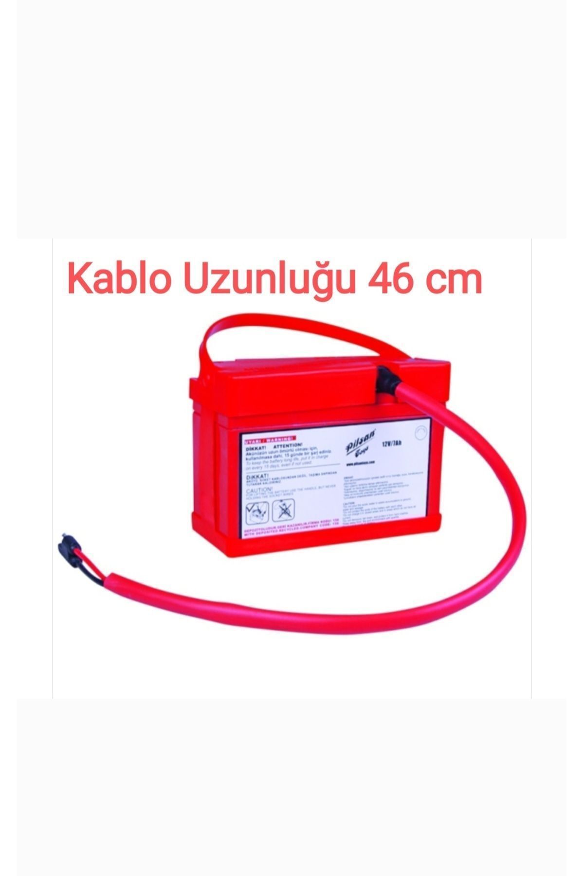 PİLSAN Pilsan 12 Volt 7 Amper Akü 12 V 7 Ah Akü Uzun Kablolu Pilsan 2024