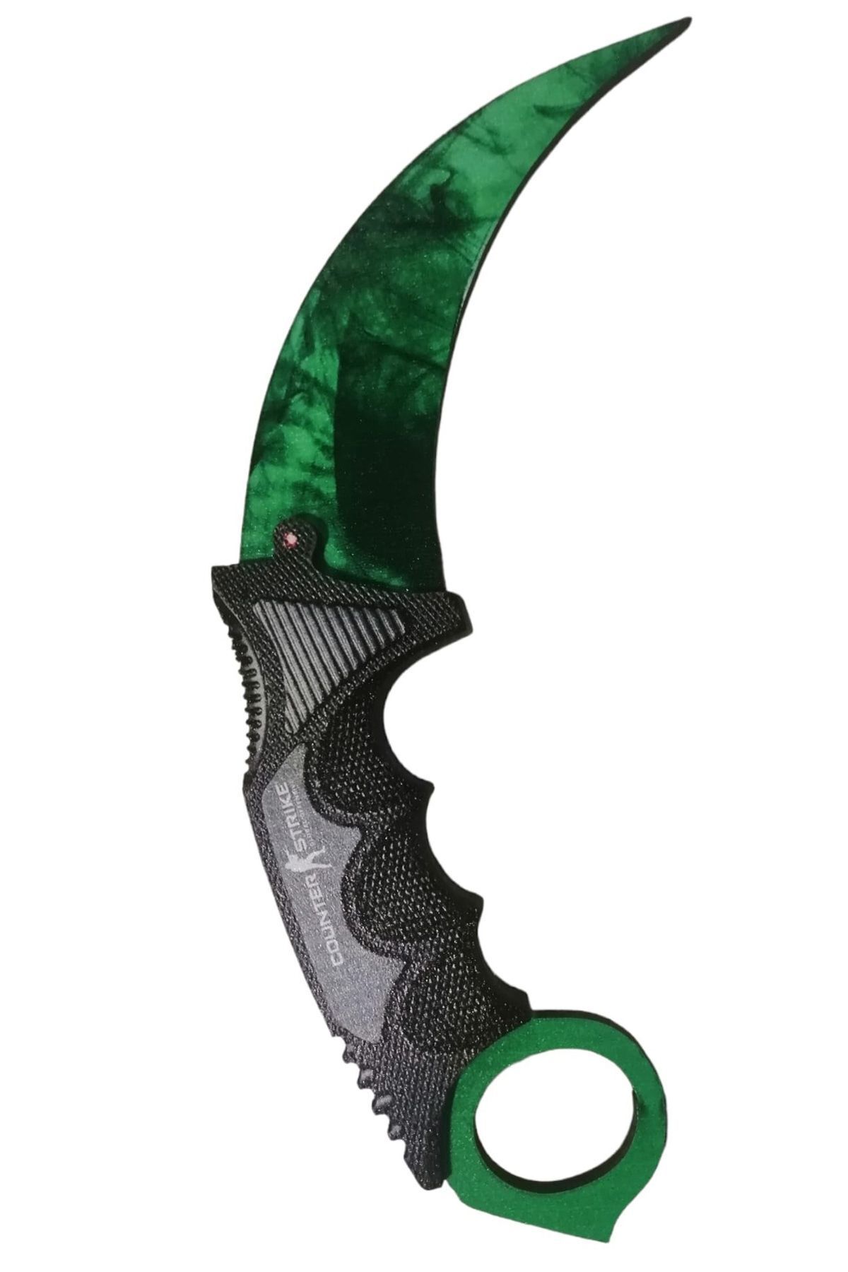 Hediyenealsak Ahşap CS-GO Gamma Doppler Skin Kaplamalı Karambit