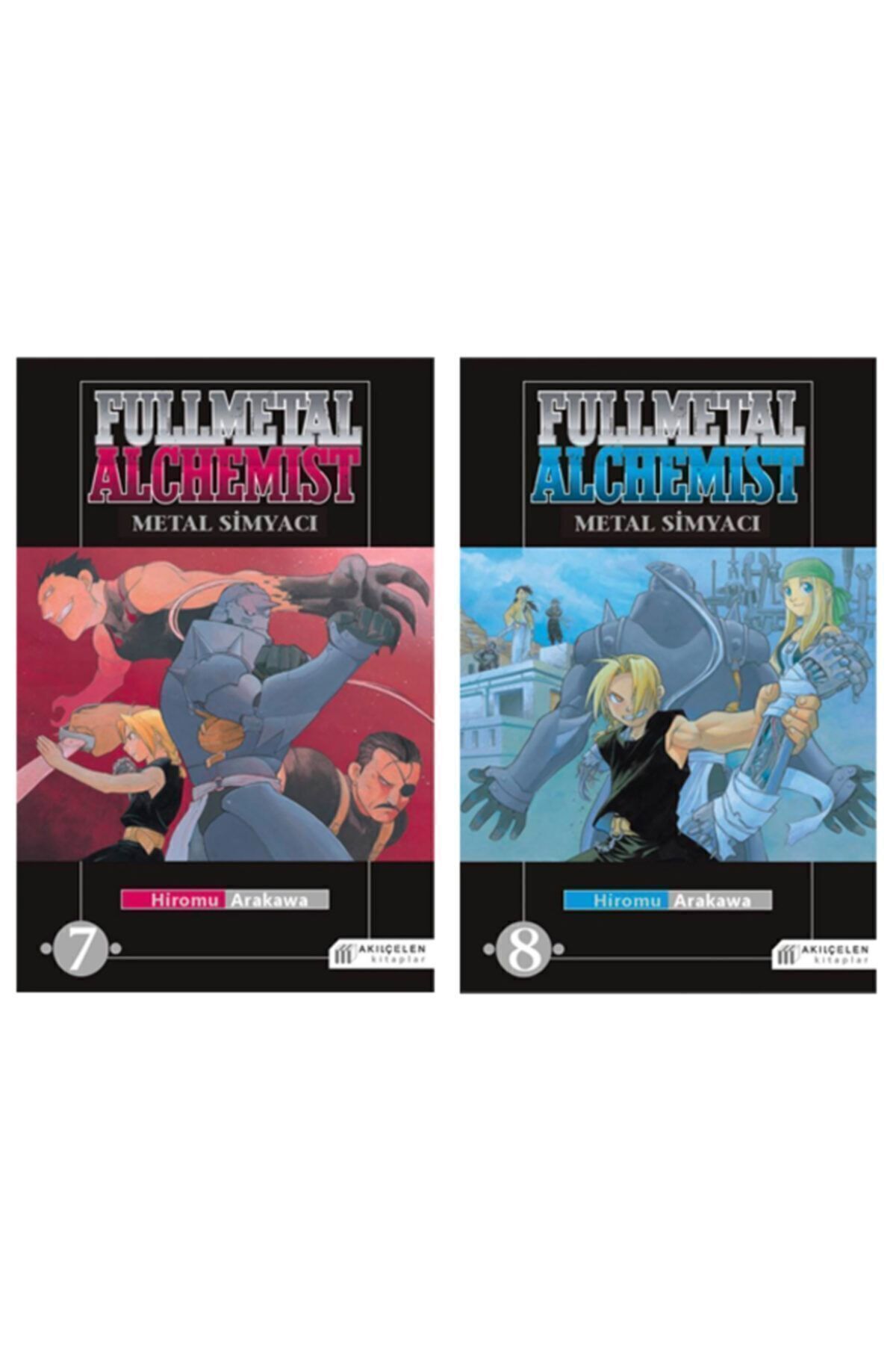 AKILÇELEN YAYINEVİ Fullmetal Alchemıst - Metal Simyacı - 2 Kitap Türkçe Manga Seti (7-8)