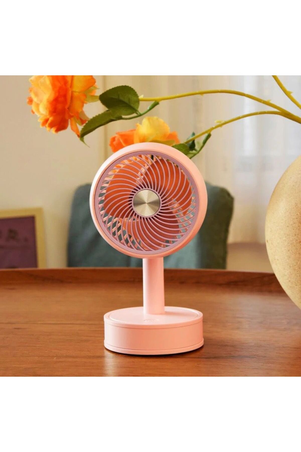 RabbitTech Taşınabilir Masa Üstü Fan Mini Masa Üstü Fan Ergonomik Tasarımlı Vantilatör