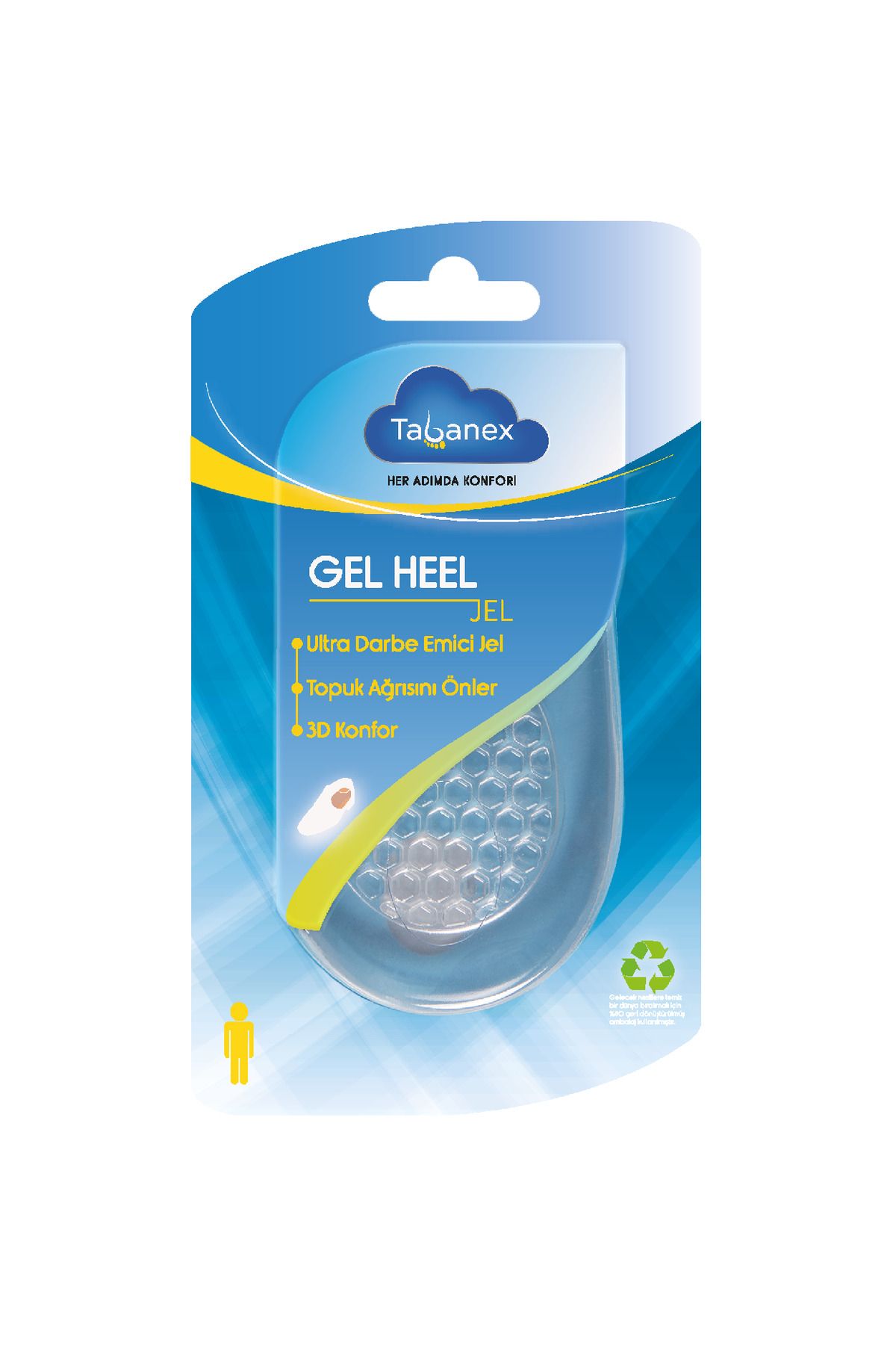 TABANEX Gel Heel Tabanlık - Erkek