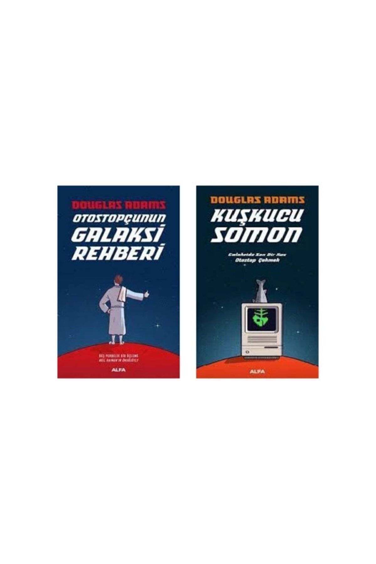 Alfa Yayınları Otostopçunun Galaksi Rehberi Tek Cilt 5 Kitap + Kuşkucu Somon Set - Douglas Adams