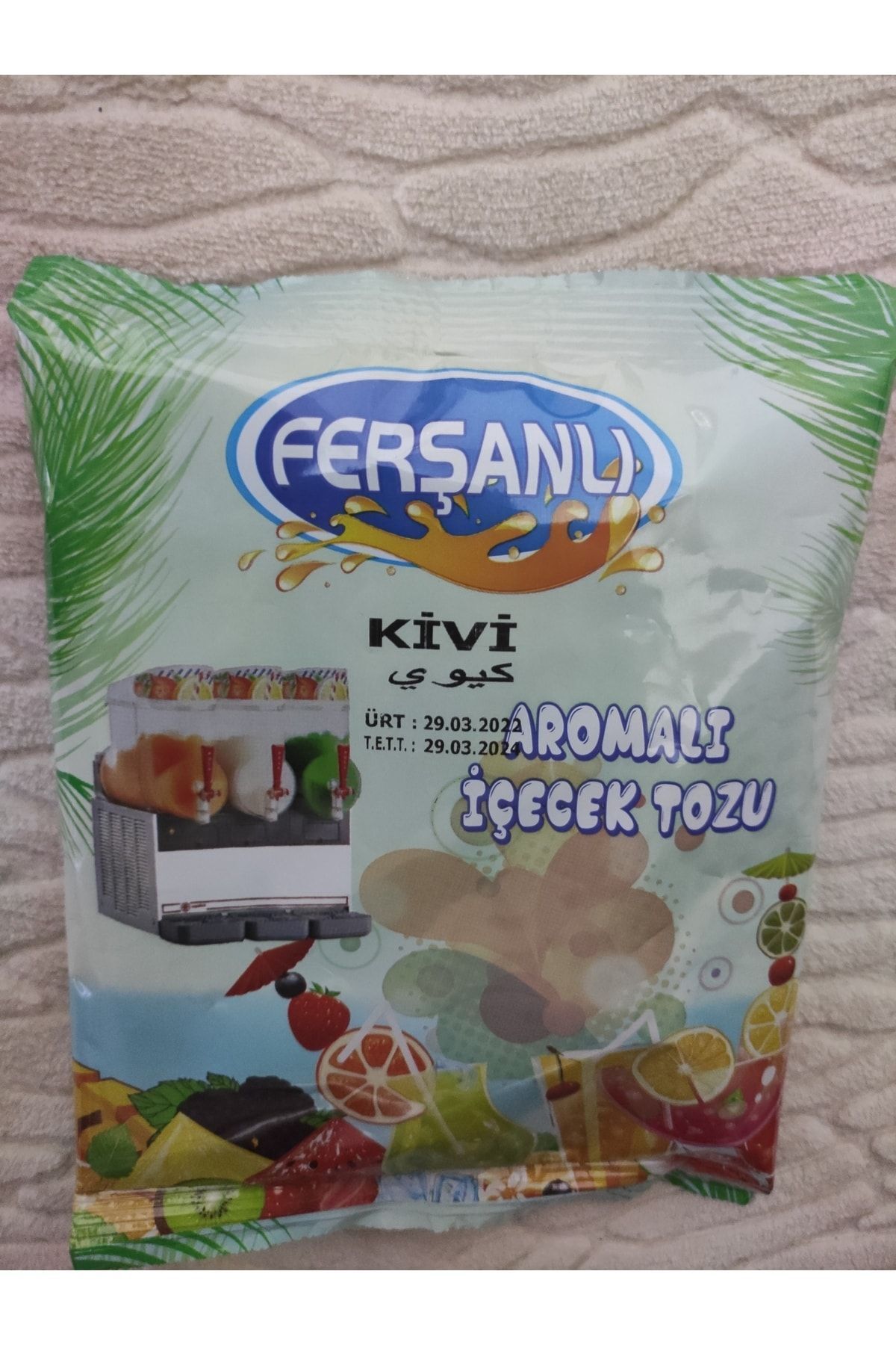 Ferşanlı Gıda Kivi Aromalı Içecek Tozu Granitta Slash 600 Gram 1 Paket