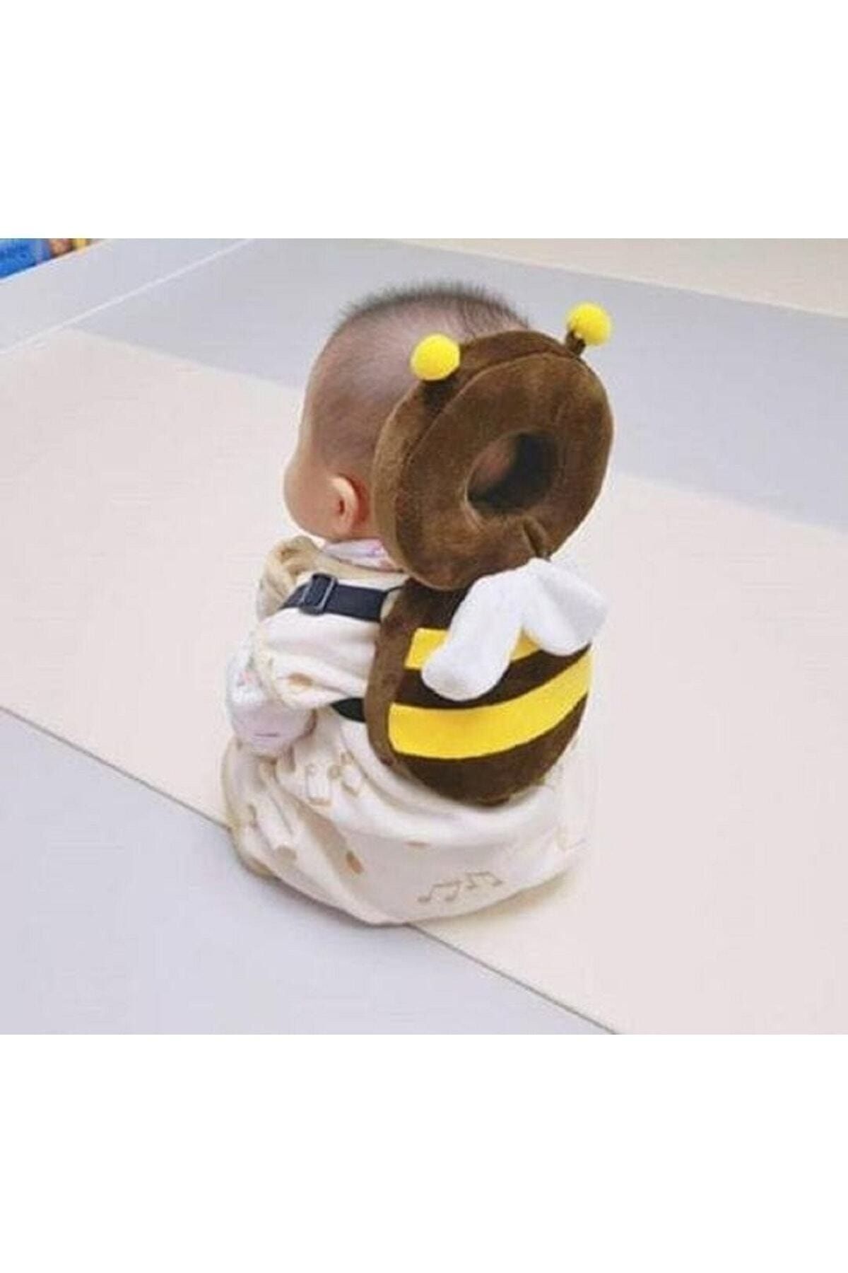 NKM TİCARET Babyy Head Protection Pillow Pleasant Bee Figure 14x30 Centimeter