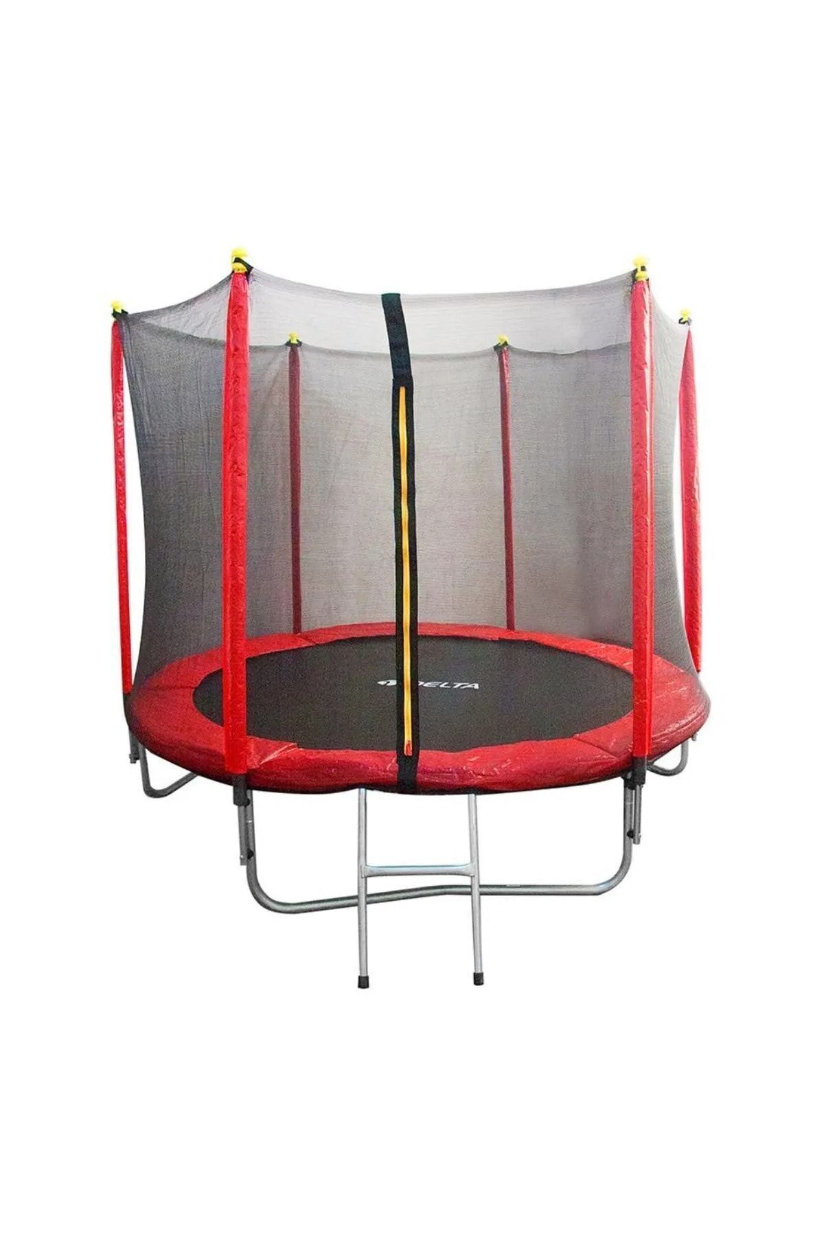 Delta Fileli Korumalı 244 cm x 214 cm Trampolin- 96 inç Trambolin