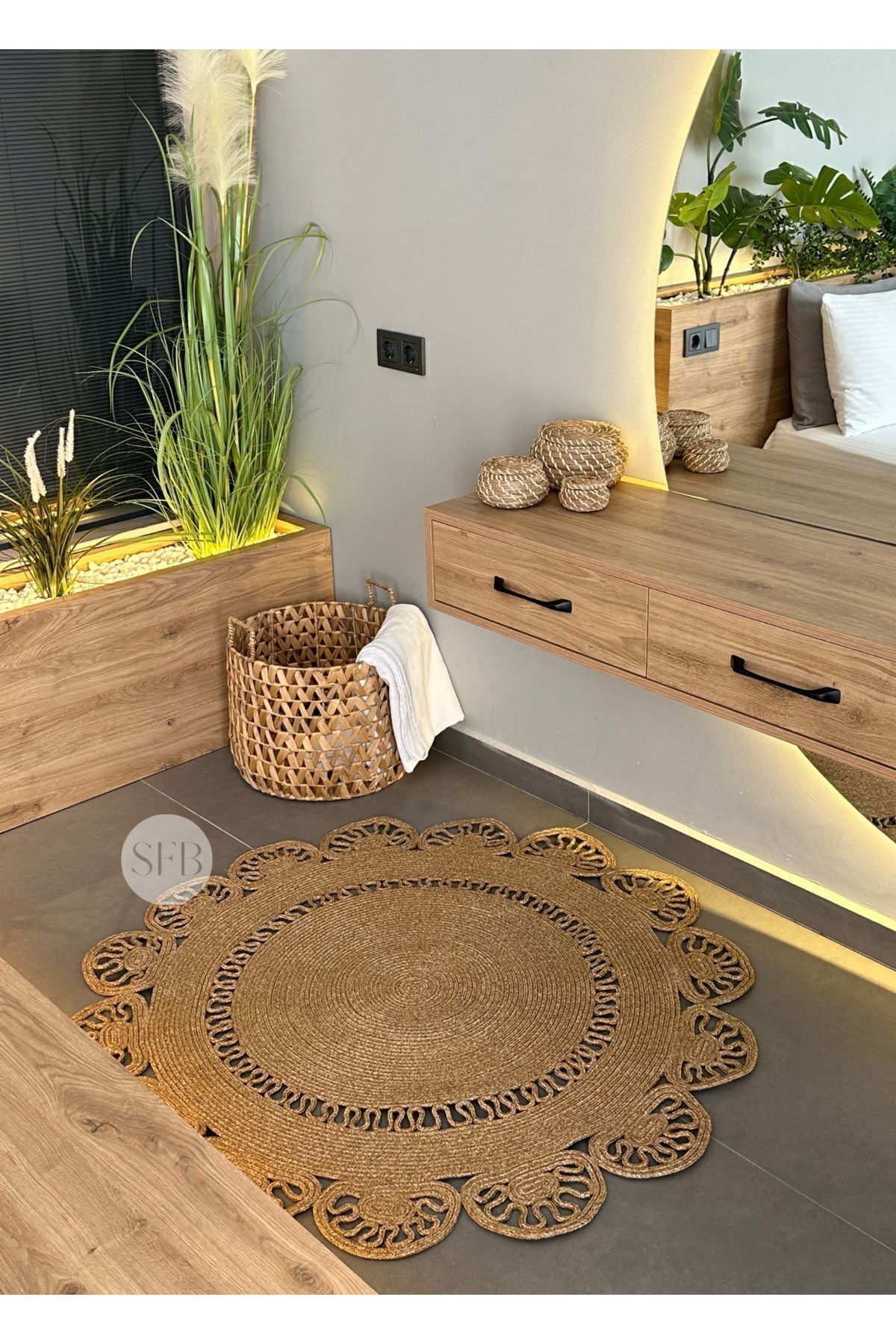 SFB Home Textile Jüt Kilim, Paspas, Mutfak Halısı, Banyo Paspası, Kilim, Halı, Oturma Odası Halısı, Balkon Paspası