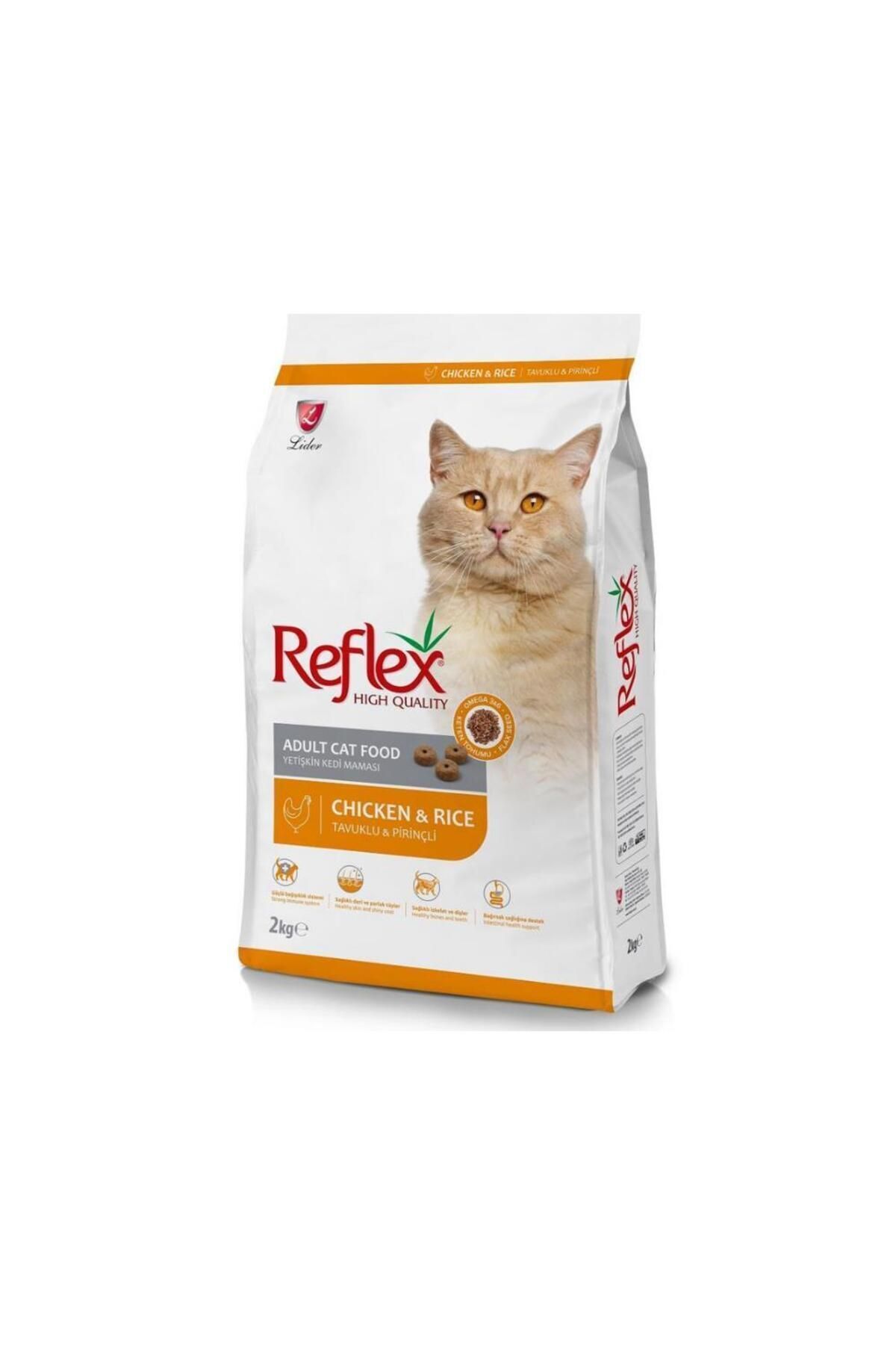 Reflex Tavuklu Ve Pirinçli Yetişkin Kedi Maması 2 Kg
