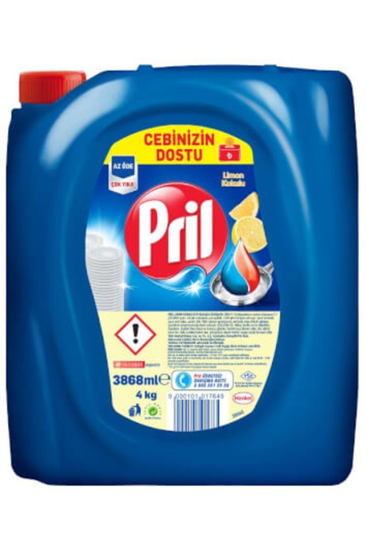 Pril ( 2 ADET ) Pril Klasik Limon Bulaşık Sıvısı 4 Kg