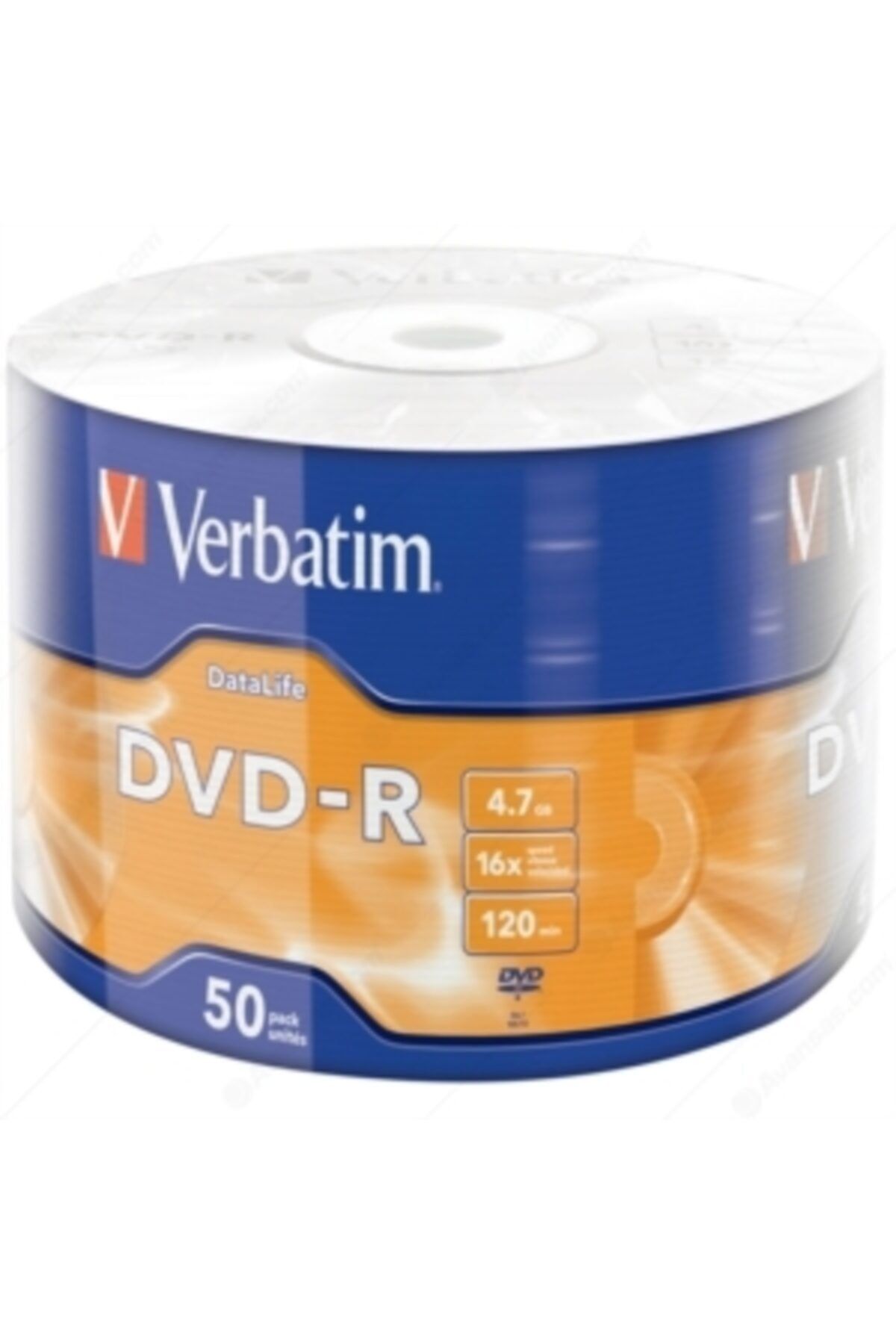 Verbatim 43791 Dvd-r Wrap Matt Silver 16x 4.7 50li