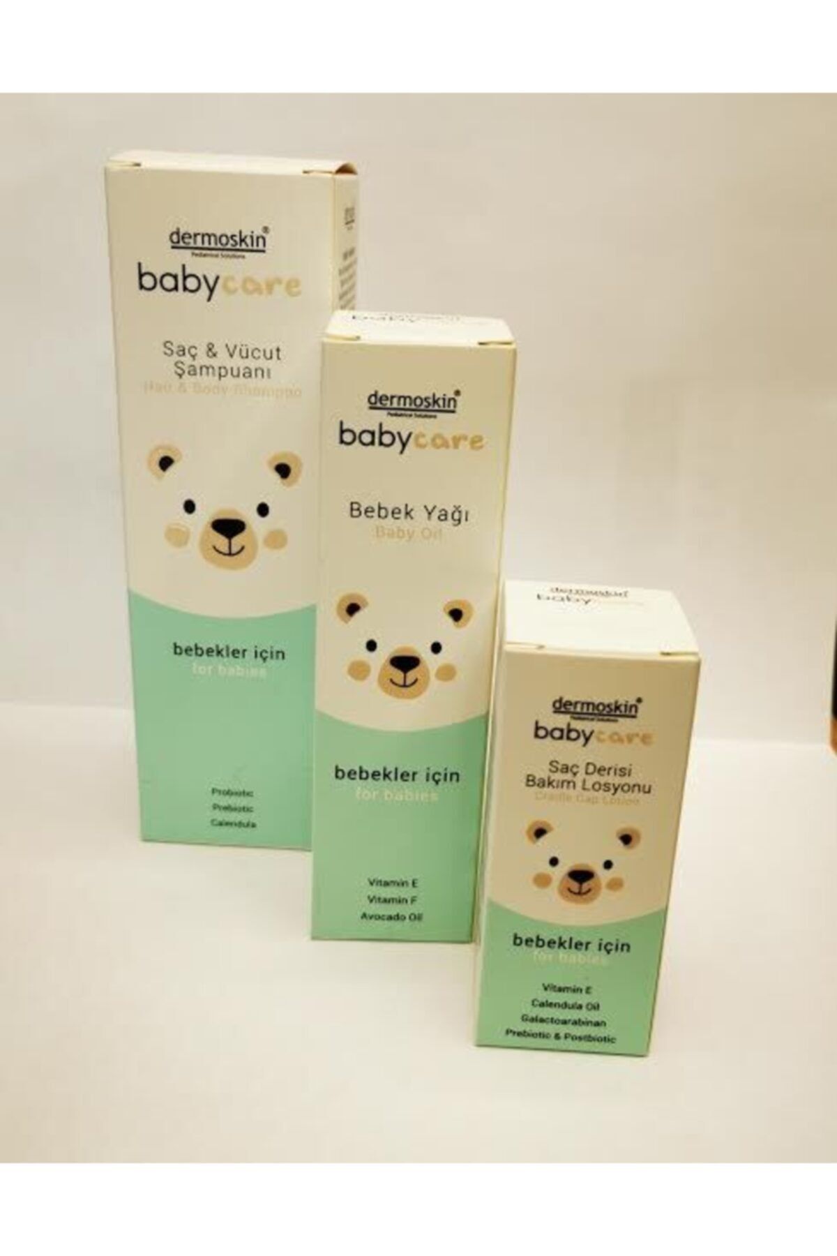 Dermoskin Babycare Saç&vucut Şampuanı+bebek Yağı+saç Derisi Bakım Losyonu