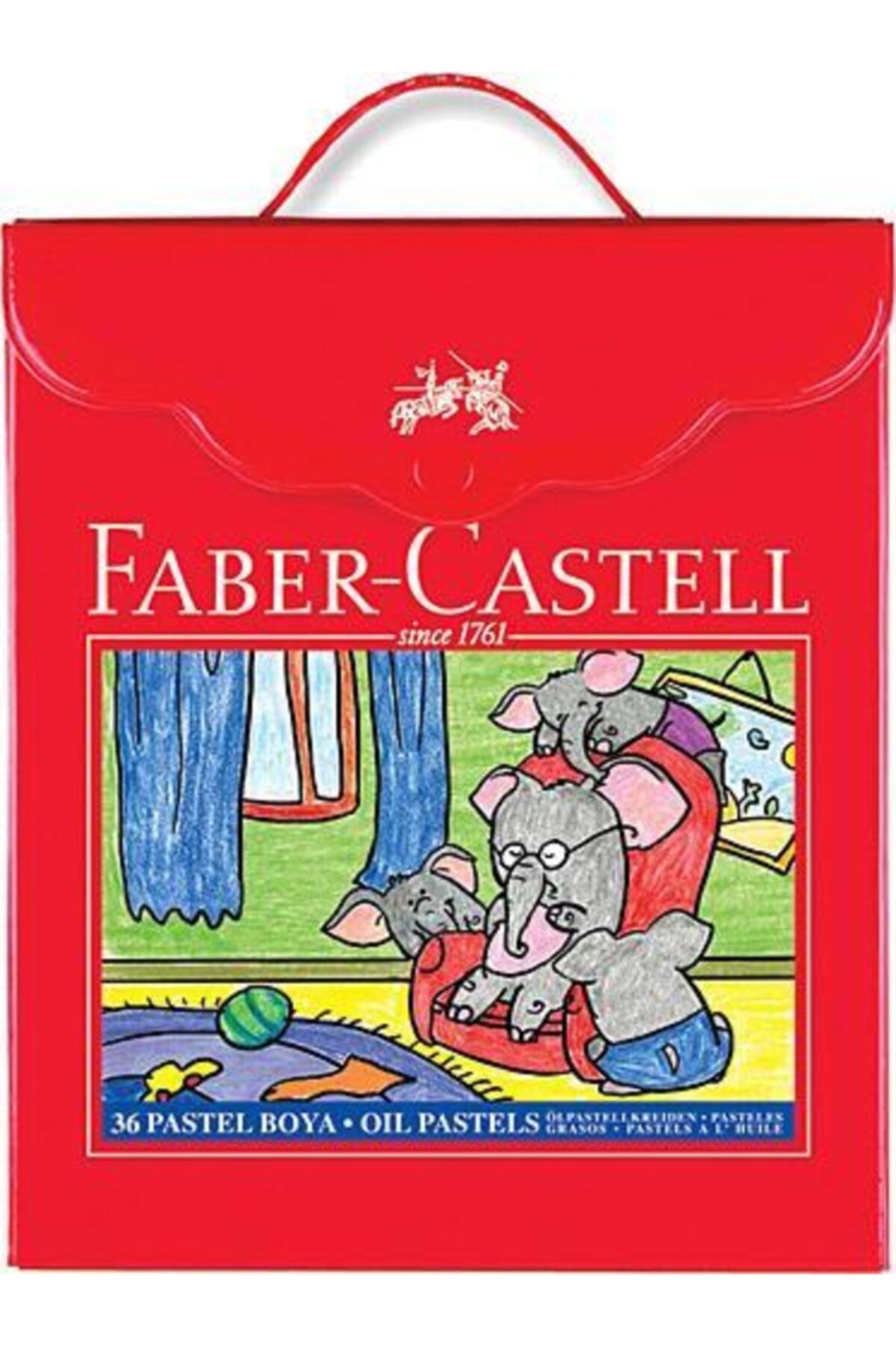 Faber Castell Faber-castell Pastel Boya Çantalı Köşeli 36 Renk 5281 125137