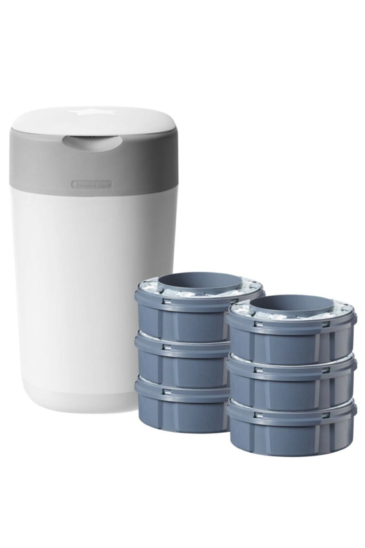 Tommee Tippee Twist&Click Bebek Bezi Çöp Kovası + 6 Adet 30'lu Kartuş