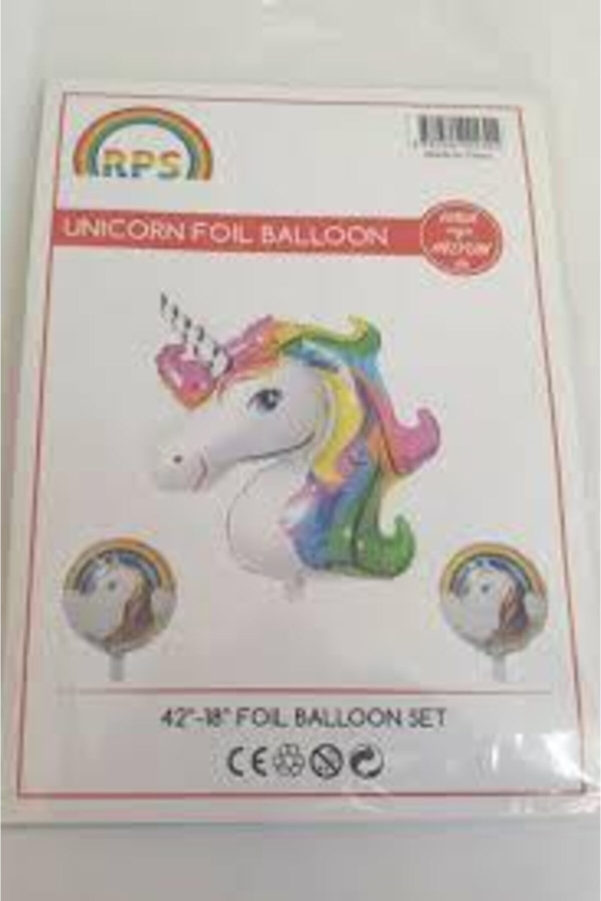 Unicorn 3 Lü Set Folyo Balon