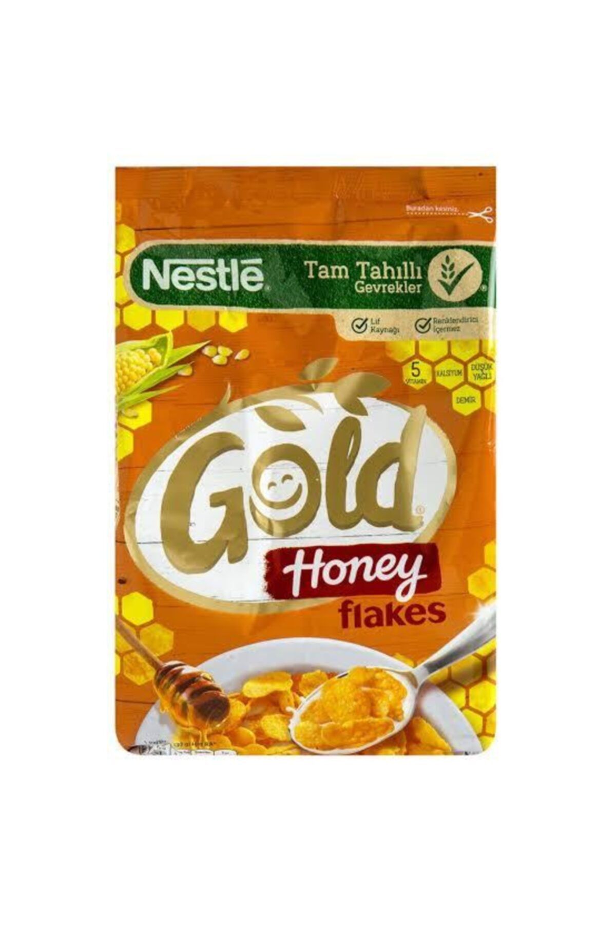 Nestle Gold Corn Flakes Honey 225 gr Gevrek