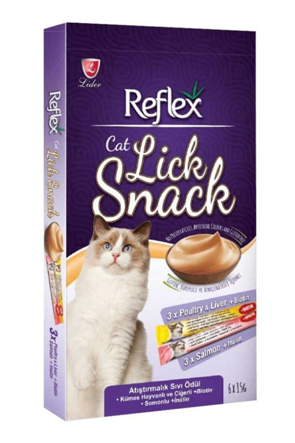 Reflex Kediler İçin Likit Snack Ödül