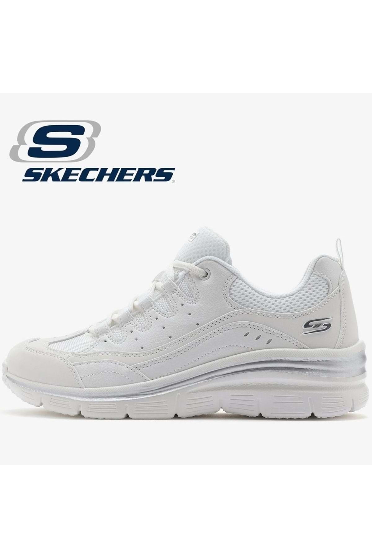 Skechers Fashion Fit 896295tk Sneaker Kadın Spor Ayakkabı Beyaz