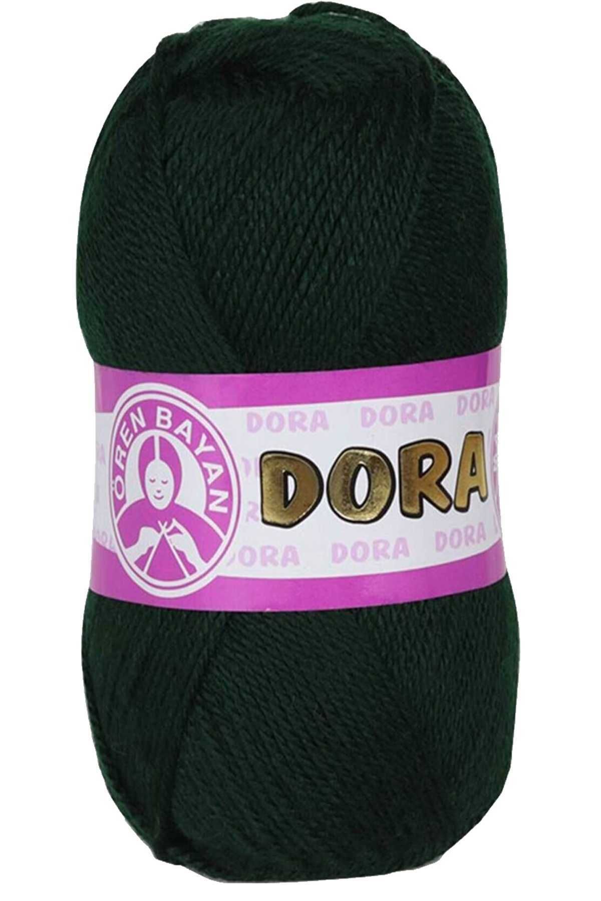 Genel Markalar Dora El Örgü İpi Yünü 100 gr 088 Koyu Yeşil