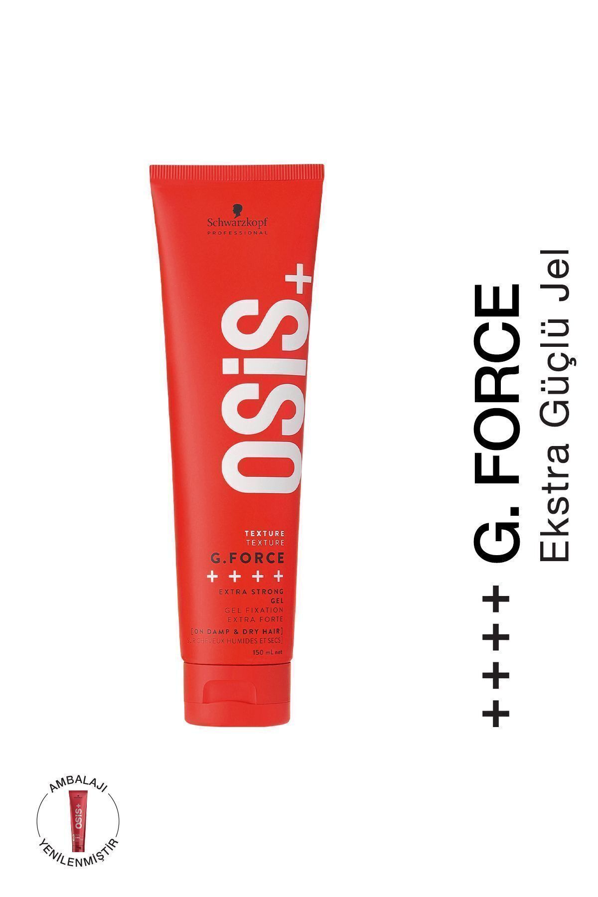 Osis G.force Ekstra Güçlü Jel Saç Jölesi 150ml | Kalıcı Tutuş Krem Parlaklık Jeli