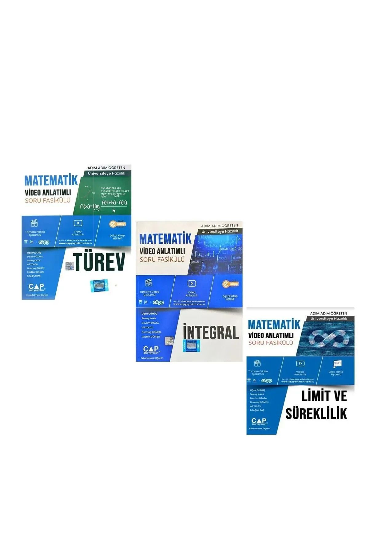 Acil Yayınları 9,10,11 2024 aciI Çap Yayınları Limit Türev Ve Integral Fasikülleri Seti 3 Kitap