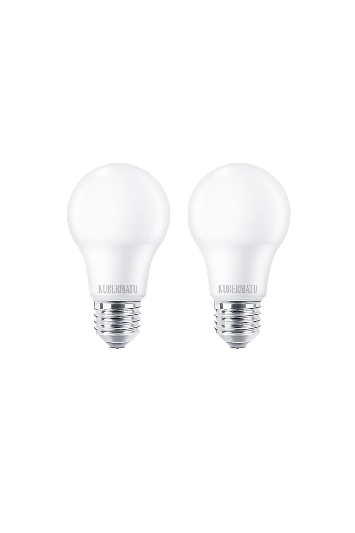 Kubermatu 8,5=60 Watt Avize Mum Abajur Lambader Ampulü (2'li)