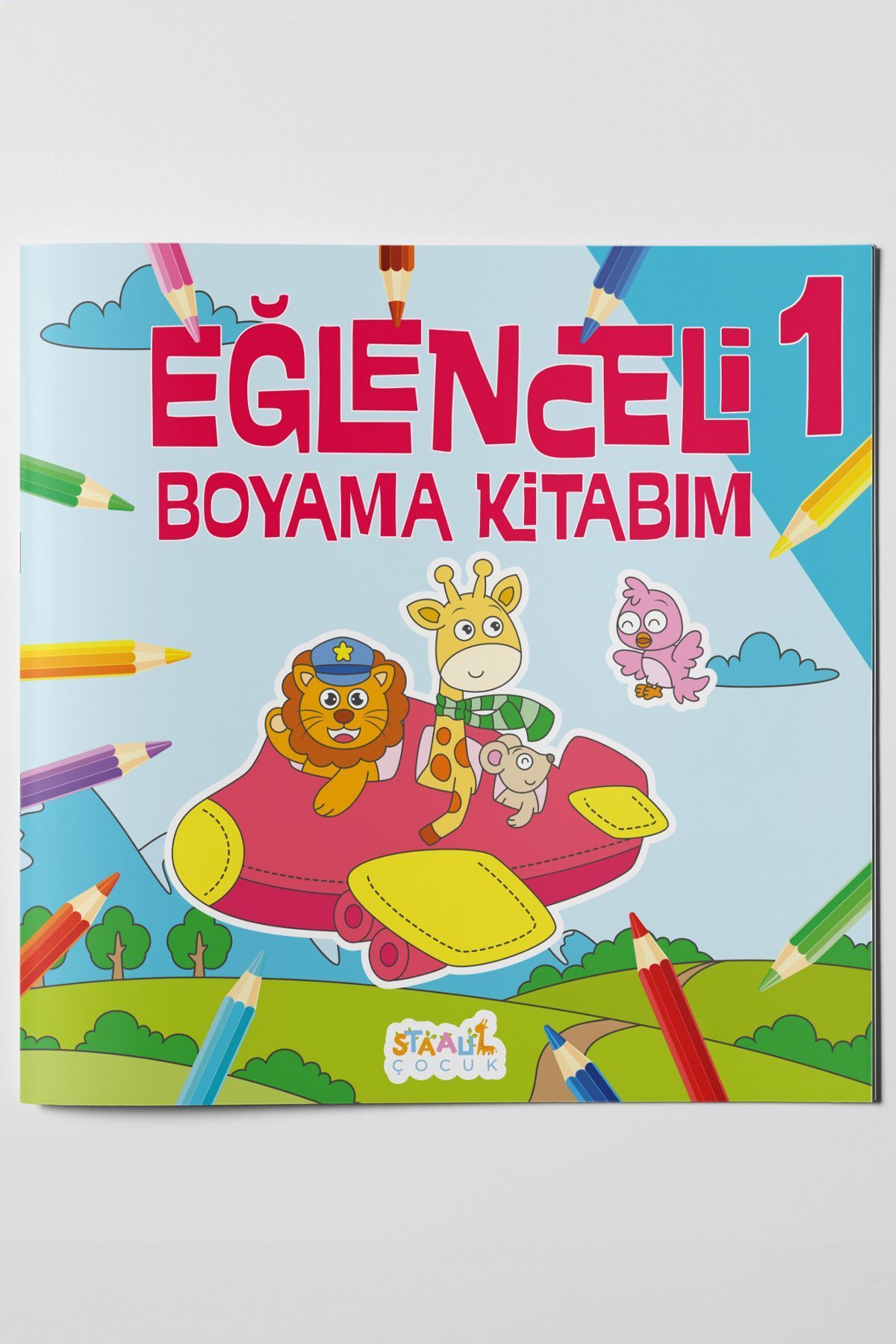 STAAU Çocuk Eğlenceli Boyama Kitabım 1 (3-6 YAŞ İÇİN BOYAMA KİTABI)