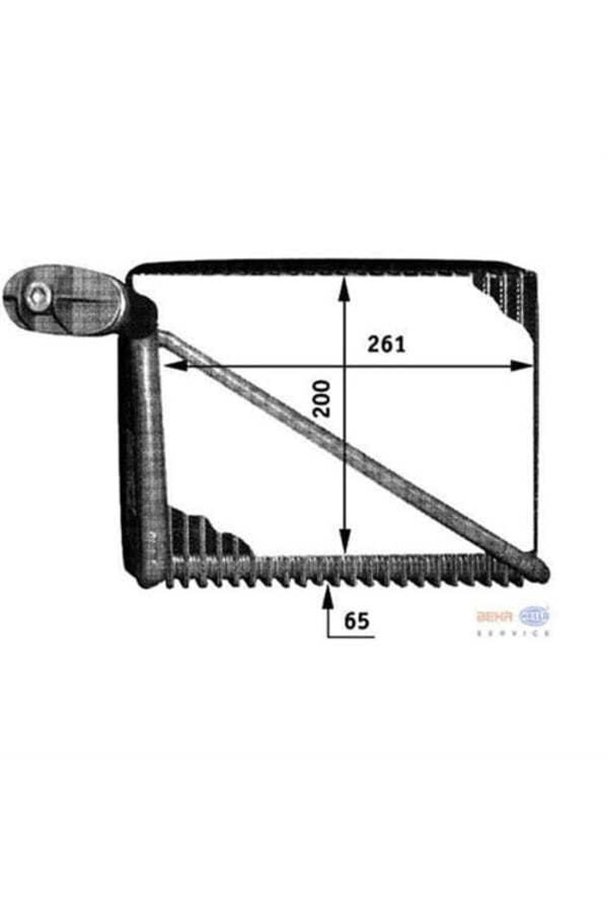 8fv351211-61 Klima Evaporatör A4 Passat 1.6 1.8 1.9 Tdı 2.0 97-05 A4 95-01 200×262×65 8fv351211