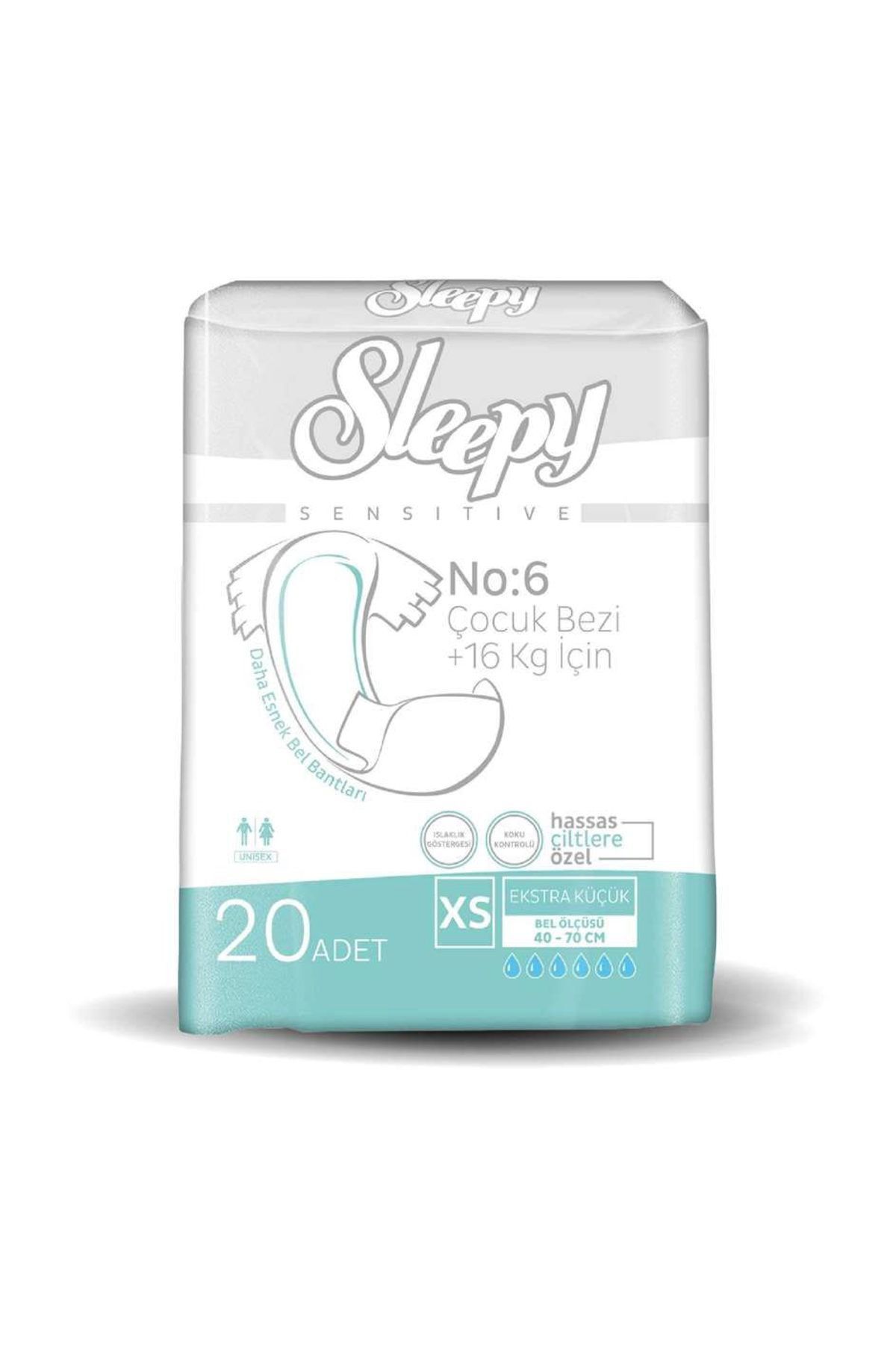 Sleepy X-Small Yetişkin Bezi 20 Adet